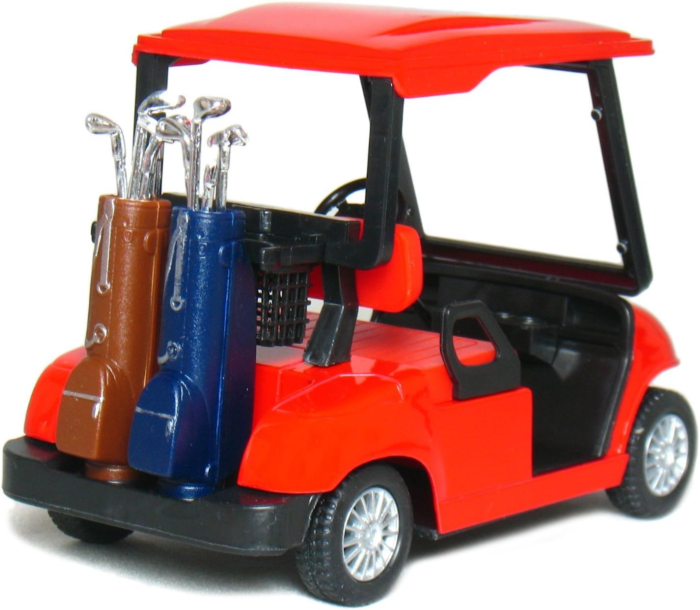 KiNSFUN Golf Cart 4?inch Die Cast Metal Model Pullback Action Toy