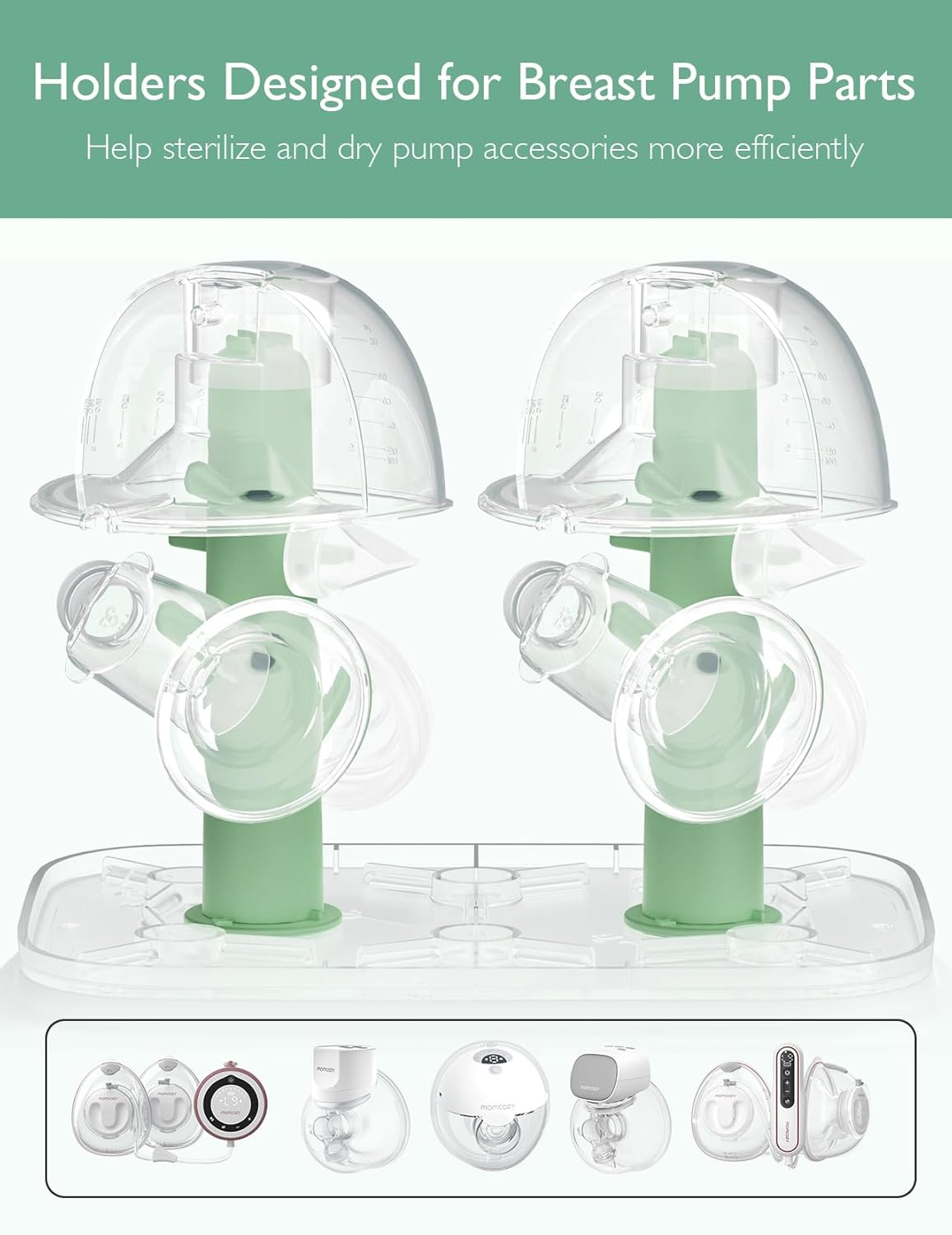 Layer Larg Bottl Sterilize an Dryer Fas Steriliz an Dry Universa Bottl Sterilize fo Al Bottle Breas Pum Accessories Touc Scree Auto-Of Bottl Sanitizer
