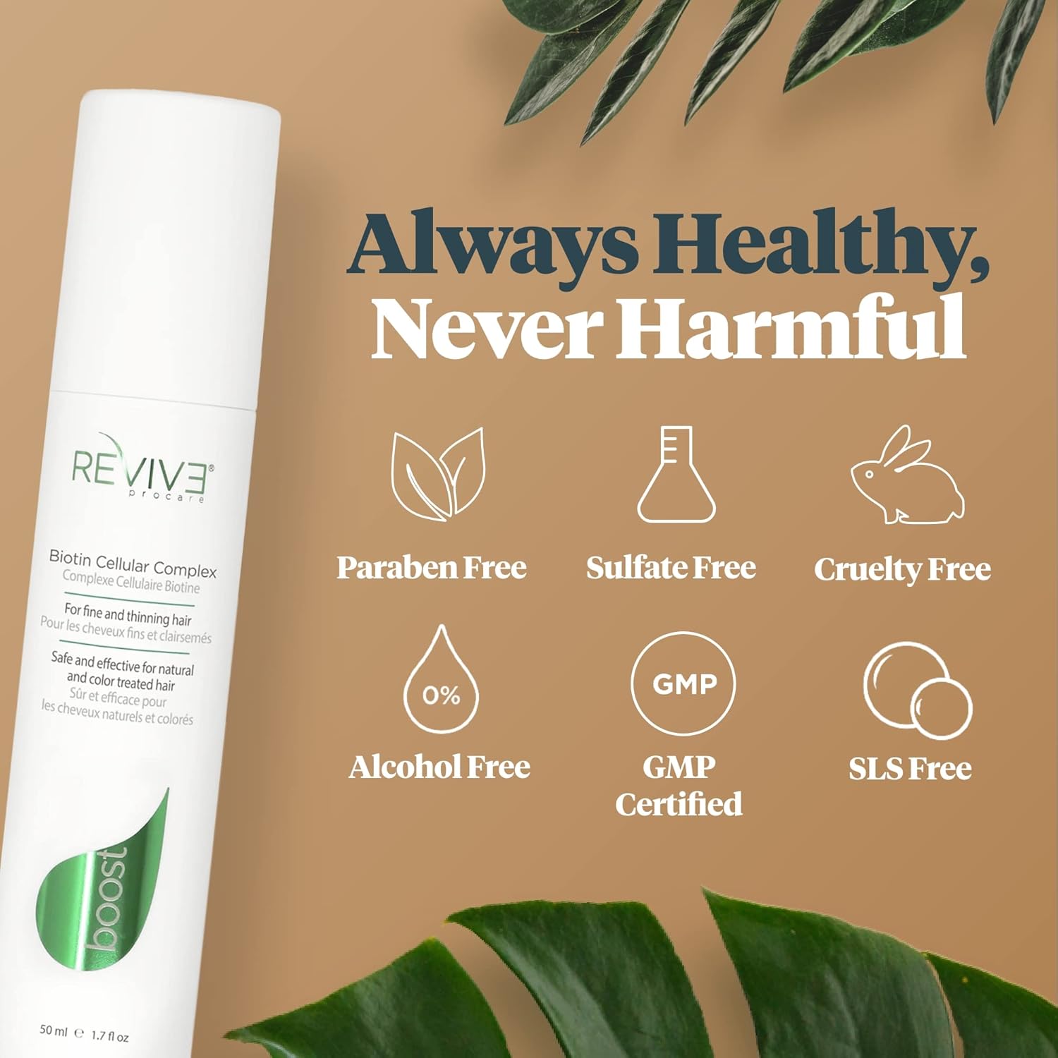 Reviv Procar Bioti fo Hai Follicle Bioti Hai Growt Comple Protect fro U Ray Hai Roo Booste fo Natura Colo Treate Hai Hai Car Product fo Wome w/Thinnin Hai (1. oz)
