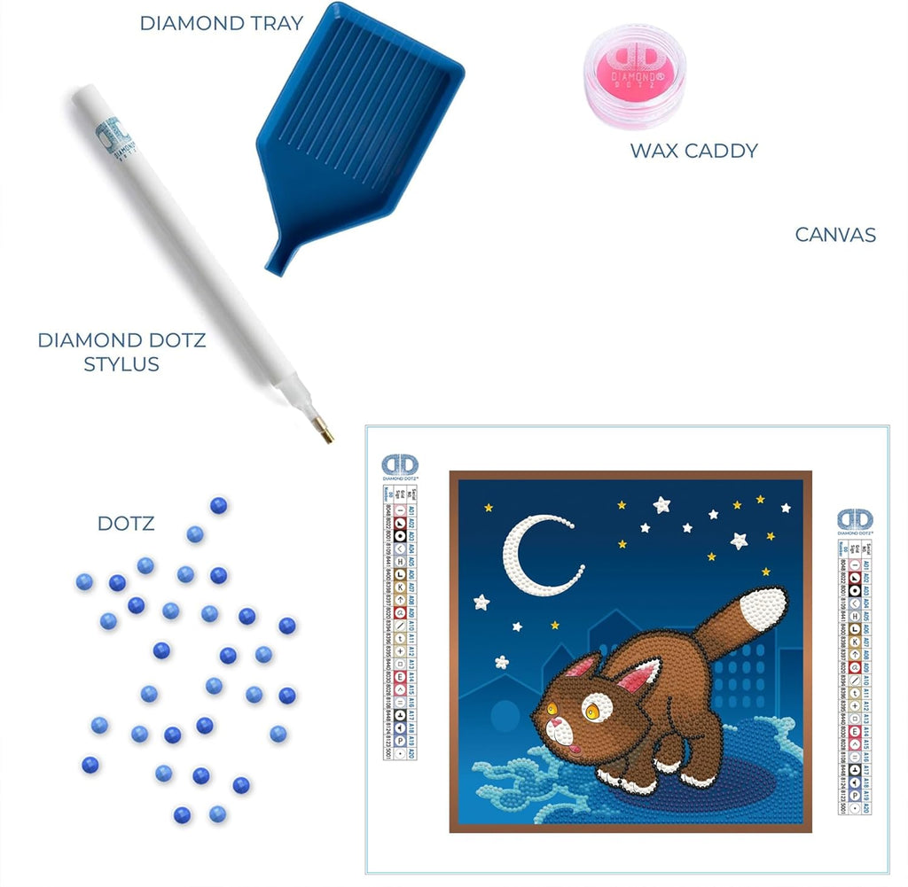 Diamon Dot Diamon Ar Bo Ki 8.6inchX8.6inch-Fearles Ca -DBX013