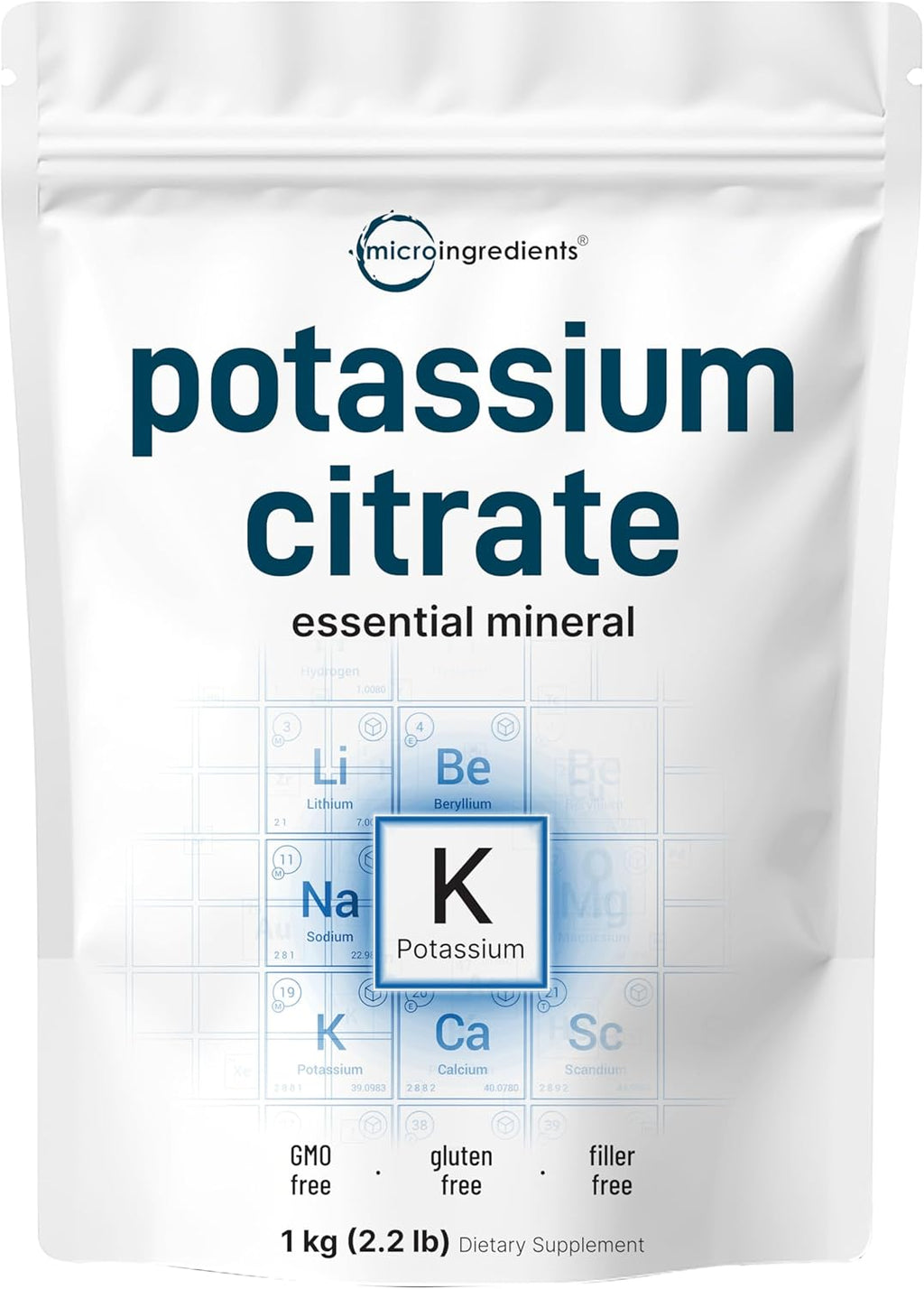 U Origi Potassiu Citrat Powder K (3 Ounce Essentia Hydratio Electrolyt Supplemen Support Minera Balance Heart Joint an Immun Healt Vega Friendly