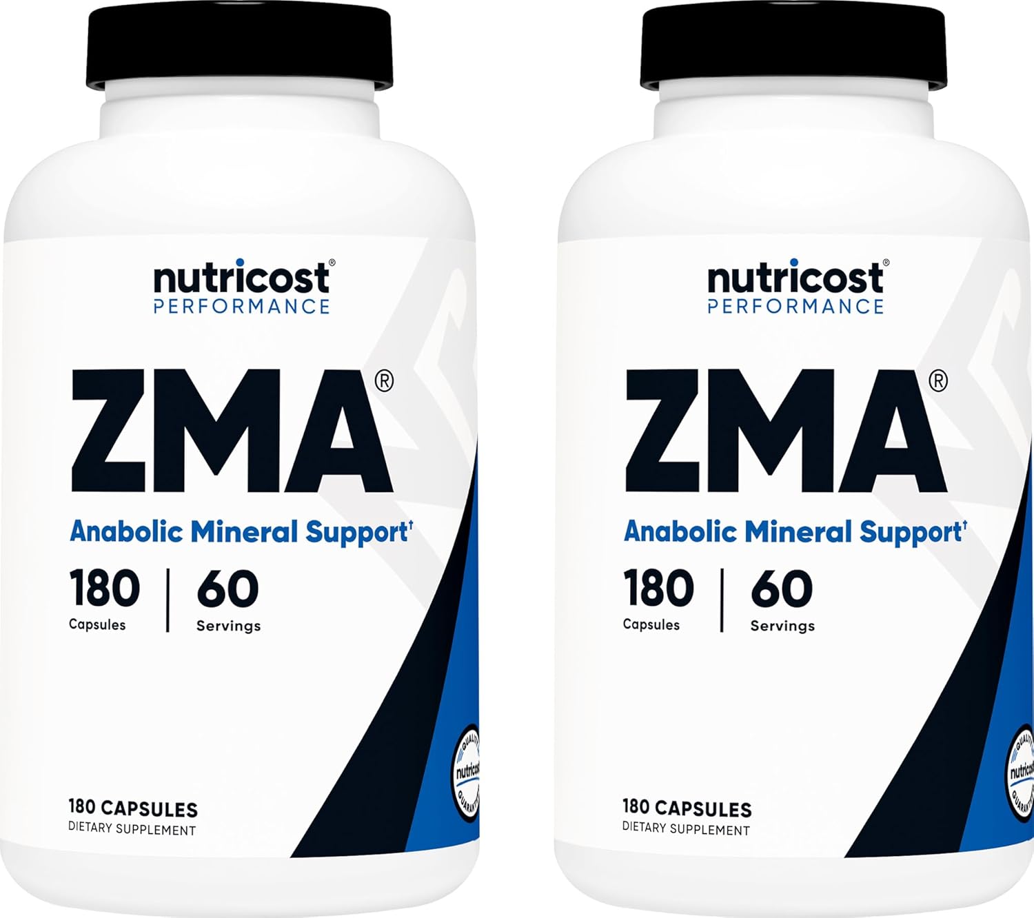 Nutricost ZMA 180 Capsules - Non-GMO and Gluten Free ZMA Supplement