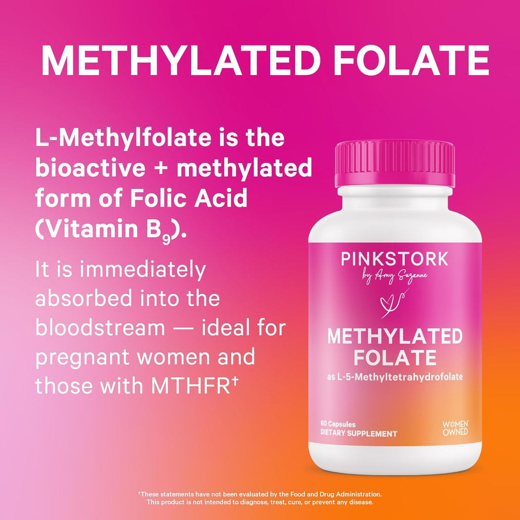 Pin Stor Folate Methy Folat MTHF Acid Natura For o Foli Aci fo Pregnancy Formulate fo Mo Baby Women-Owned 6 Capsule (Packagin Ma Vary)