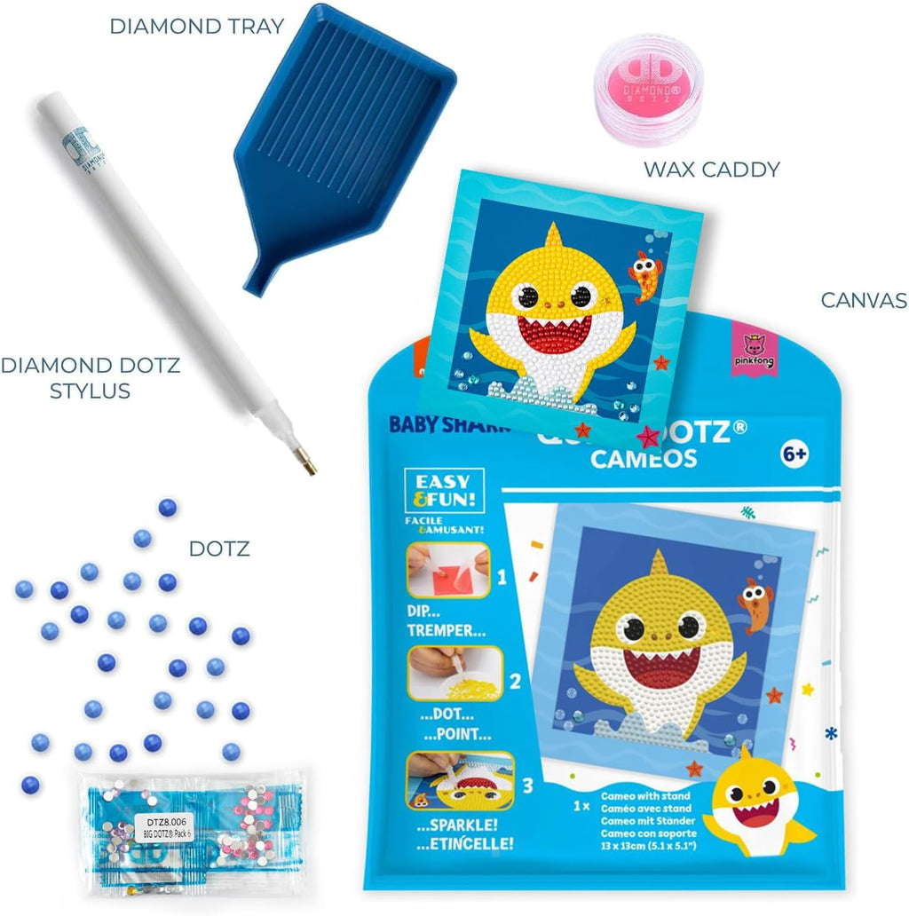 DIAMON DOT Bab Shar Diamon Paintin Kit fo Adult Diamon Ar Kit Relaxin Creativ Craf Ki wit Dot Gem 5.1x5.1