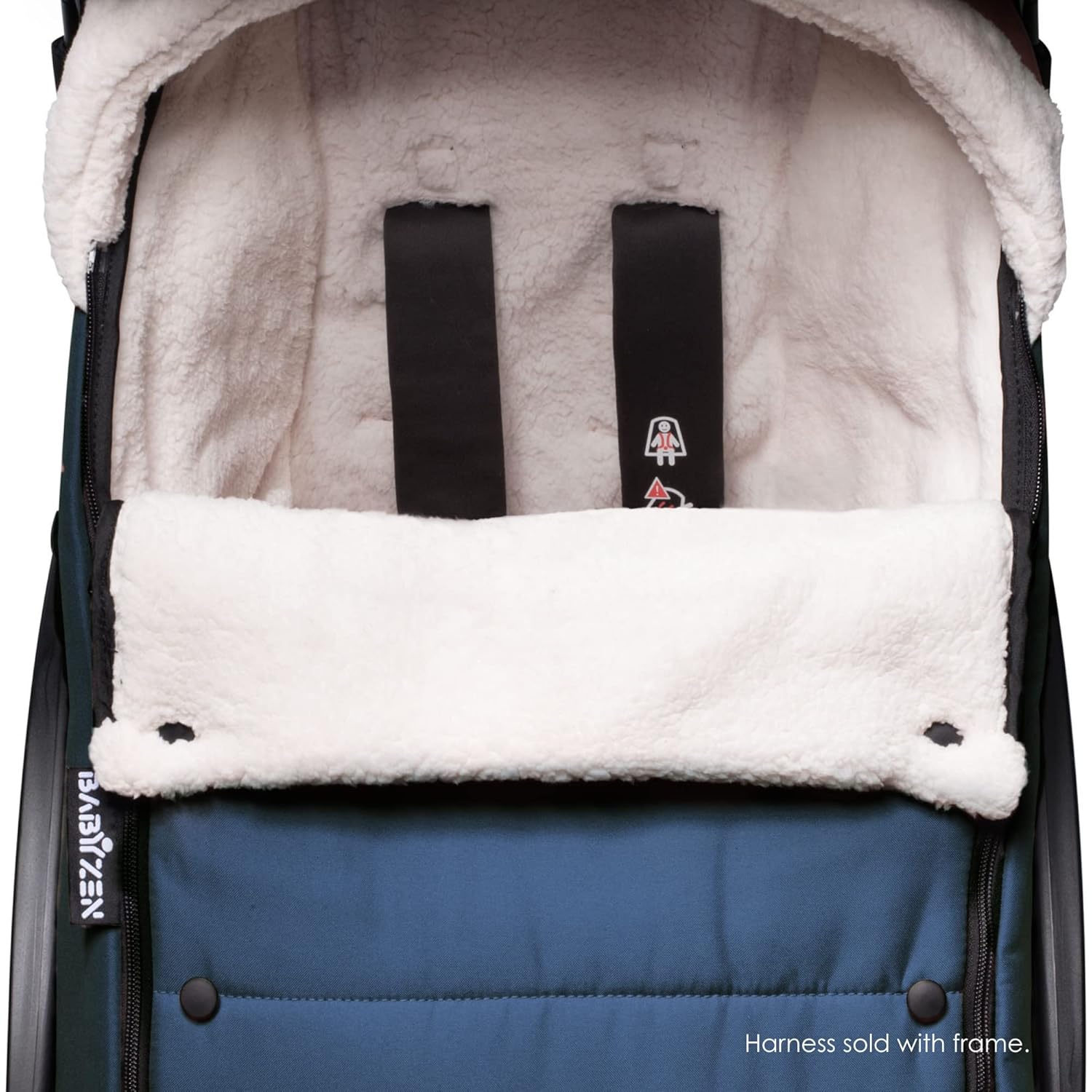 YOY Footmuff Nav Blu Sherp Linin Fleec Hoo wit Drawstrin t Kee Bab War Include Carryin Ba Machin Washable