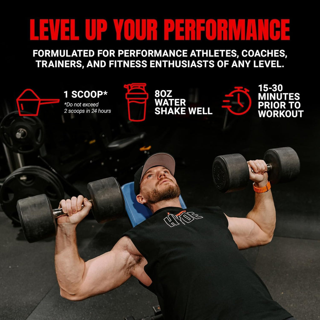PROSUPPS Mr. Hyde Signature Pre Workout Powder with Creatine, Beta Alanine Caffeine - Performance, Energy Endurance - Clean Fitness Gym Supplements for Men Women (Watermelon, 30 Servings)