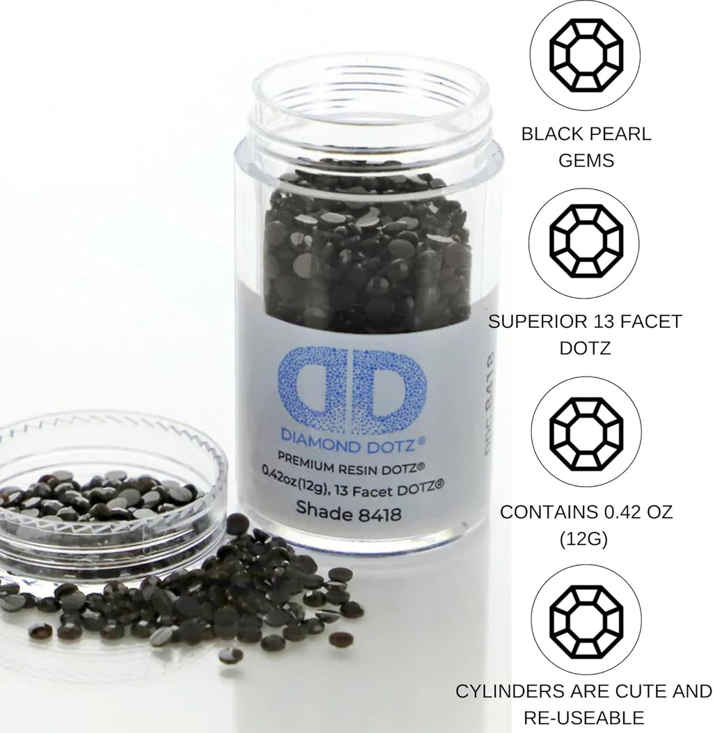 Diamon Dot 2.8M 12 Singl Cylinde ( Pack Blac Pear Freestyl Diamon Paintin Beads Diamon Ar Beads Replacemen Drills Loos Gem fo DI Craft an Ar Projects