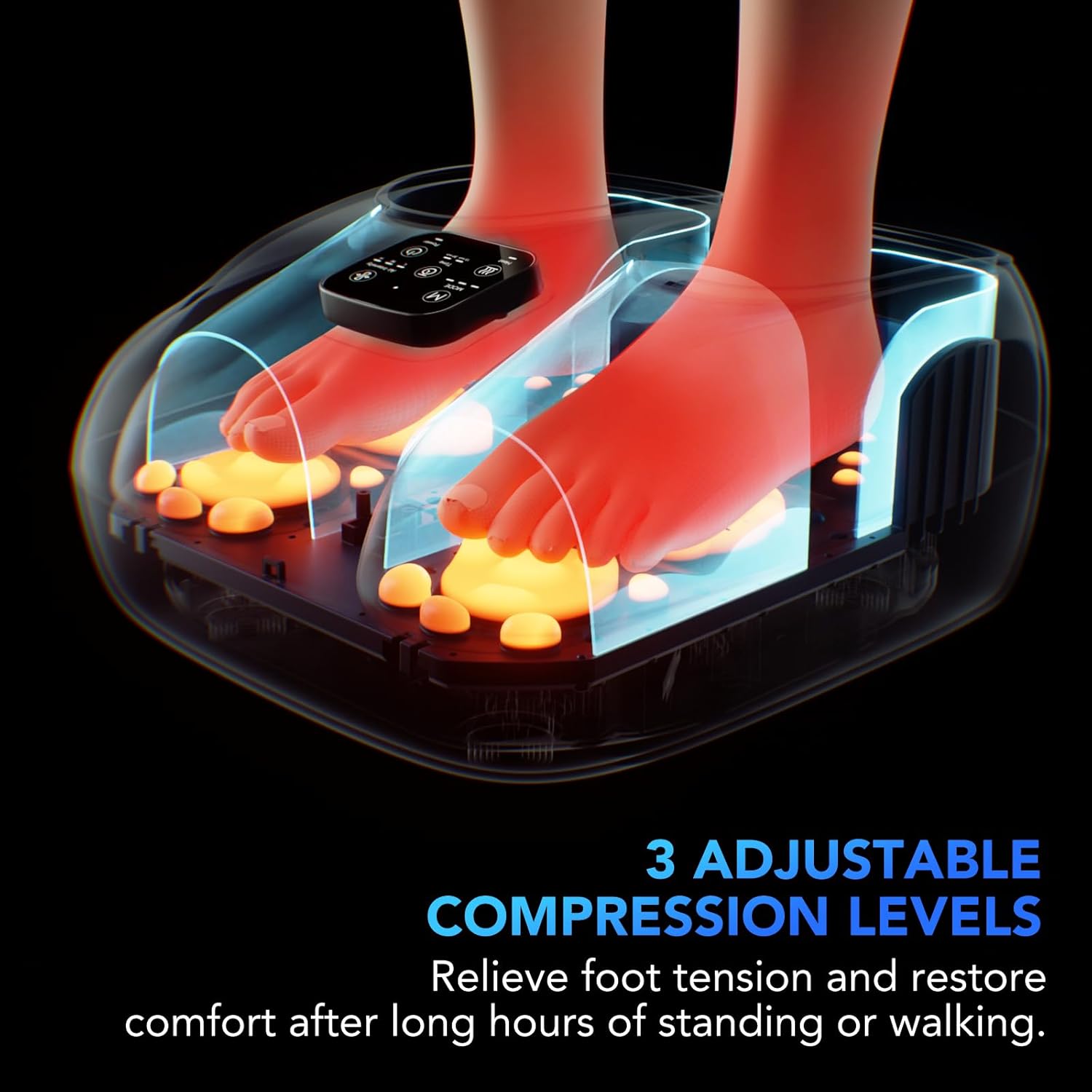 SK Foo Massage wit Hea an Remote Upgrad Electri Fee Massage fo Planta Fasciiti Pai Relief Level Compressio Massag fo Neuropath Planta Fasciitis U t Siz 1 Hom Offic Use