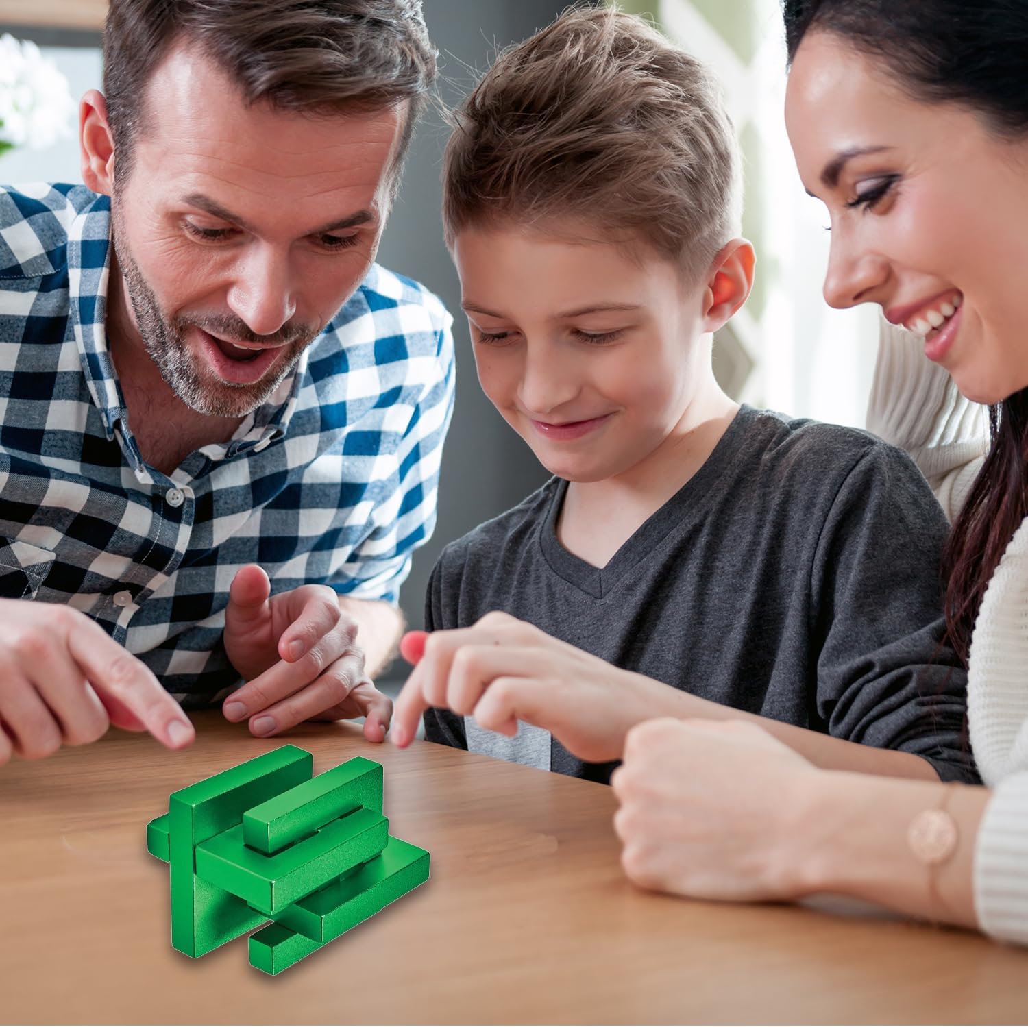 Bit an Piece Meta Brai Tease Puzzl Gree Hashta Disentanglemen Puzzle 3 Assembl Puzzle fo Adults