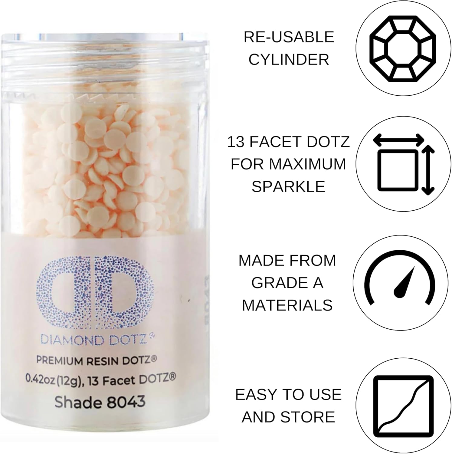 DIAMON DOT 2.8M 12 Cylinde Ic Pin Freestyl Diamon Paintin Beads Diamon Ar Beads Replacemen Drills Loos Gem fo DI Craft an Ar Projects