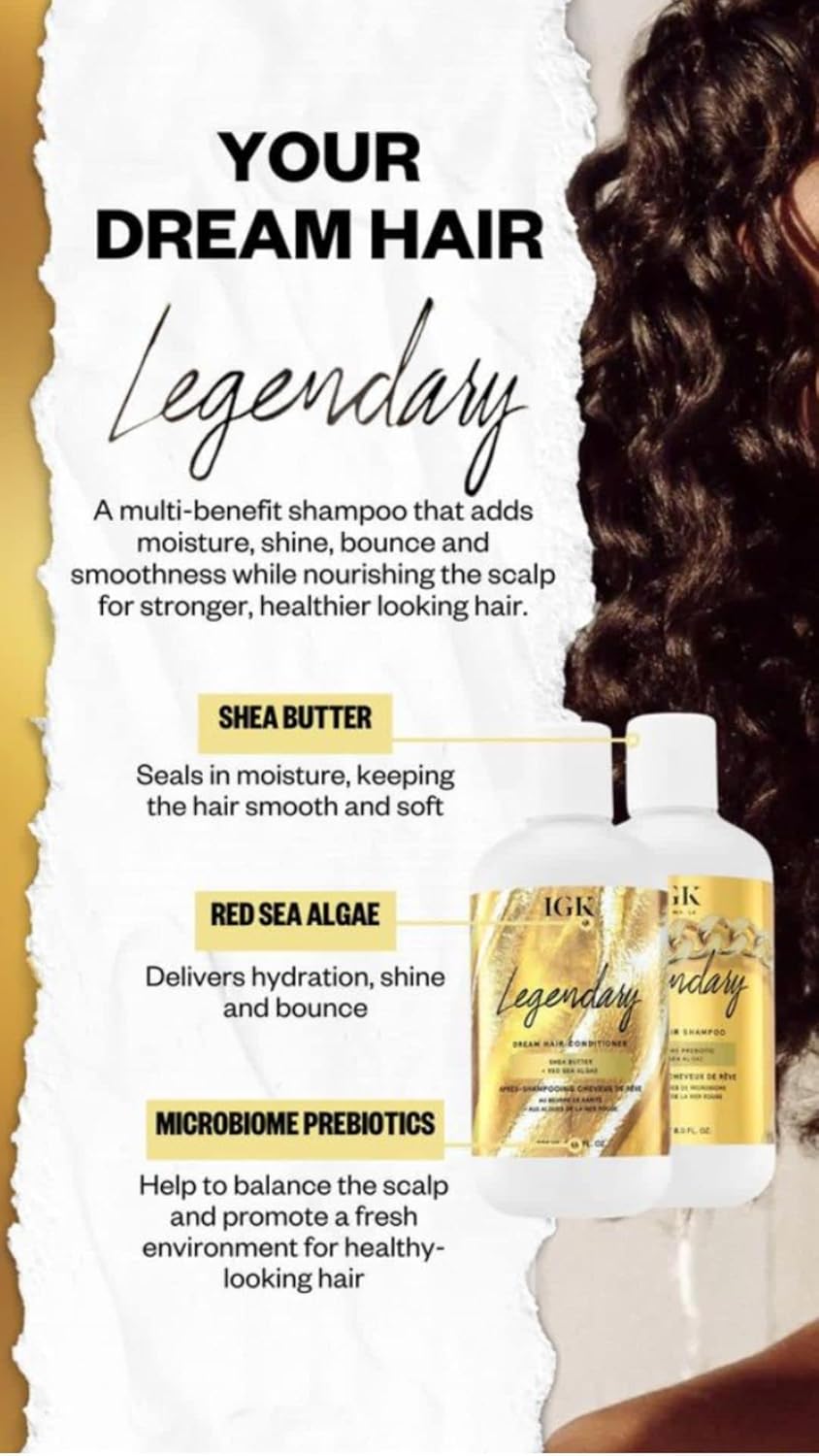 IG LEGENDAR Drea Hai Conditione Health Hydrate Shin Vega Cruelt Fre |