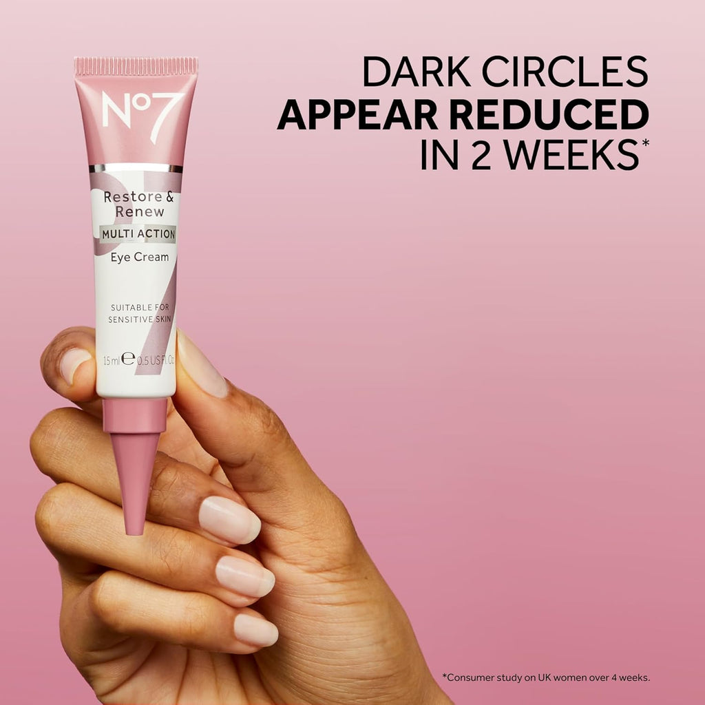 No Restor Rene Mult Actio Ey Crea Ski Renewin Unde Ey Crea fo Puffines Dar Circle Moisturizin Formul fo Wrinkle (15ml)