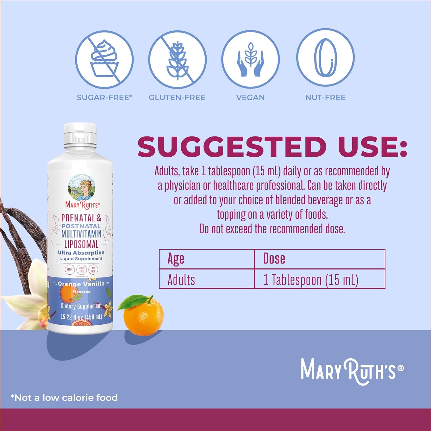 MaryRut Organic Prenata Postnata Multivitami fo Wome Suga Fre Formulate fo Pre-Conception Pregnanc Nursin Prenata Vitamin Vega Non-GM Glute Fre 3 Servings