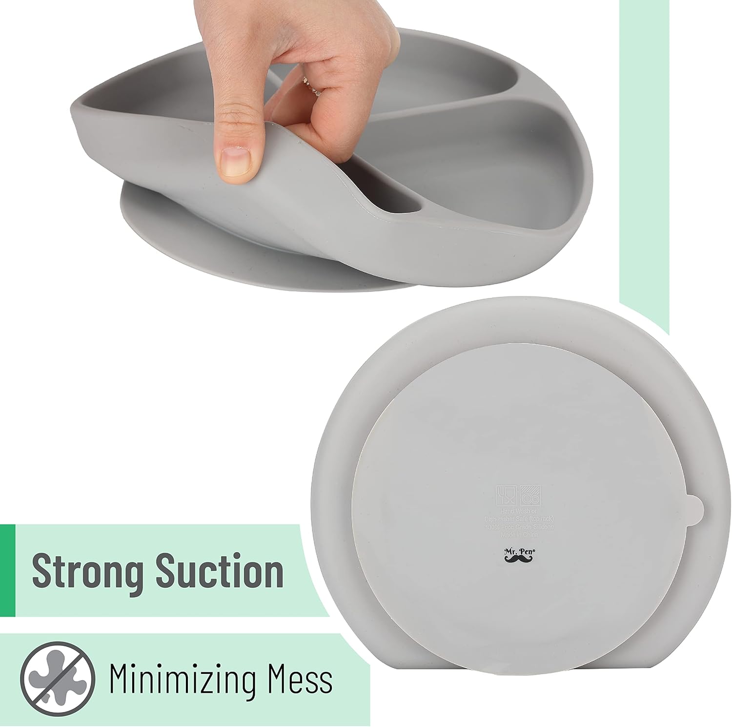 Silicon Suctio Plate fo Toddlers Baby Kids wit Suction