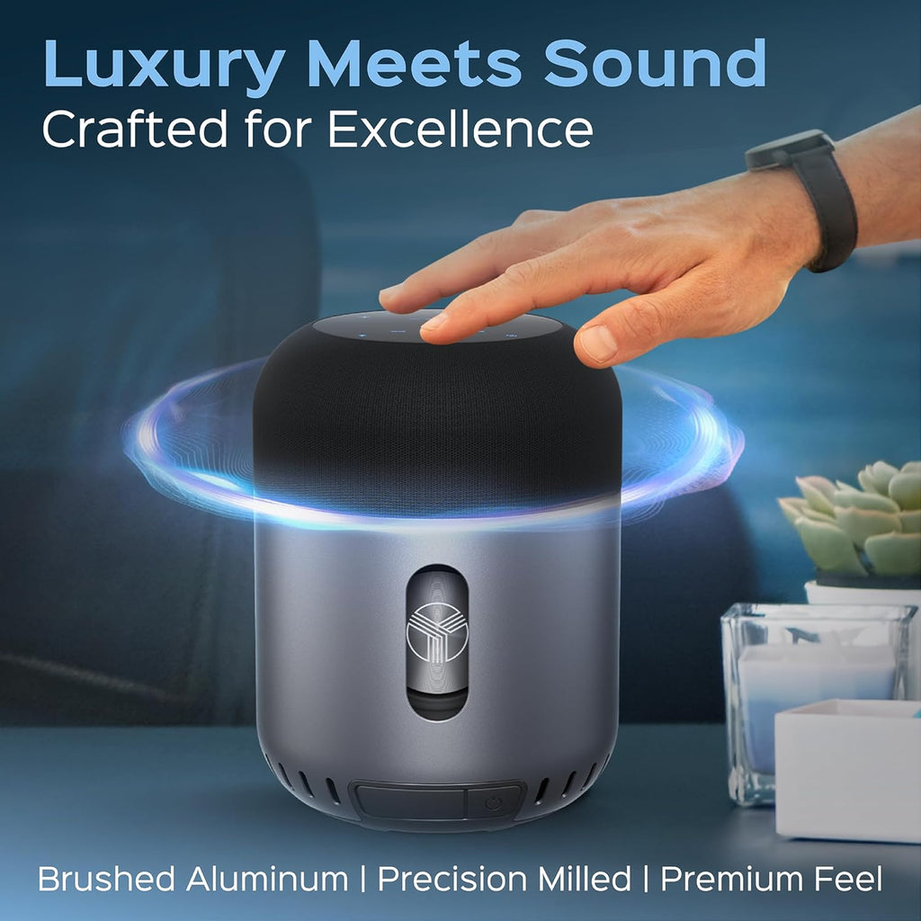 TREBLA HD-36 Pr Ultr High-Tec Bluetoot Speake wit 360 Surroun Sound 90 High-Powere 5-Drive Syste w/Subwoofe  Bas Radiators Portabl Wireles Speake fo Home Party Outdoor