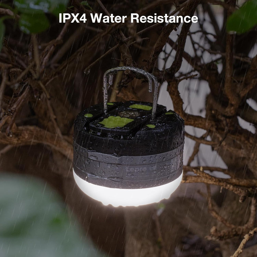 L LE Campin Lanter Rechargeable 310LM Ligh Modes Powe Bank Waterproof Min Flashligh wit Magneti Bas fo Hurrican Emergency Outdoor Hiking Hom an Car