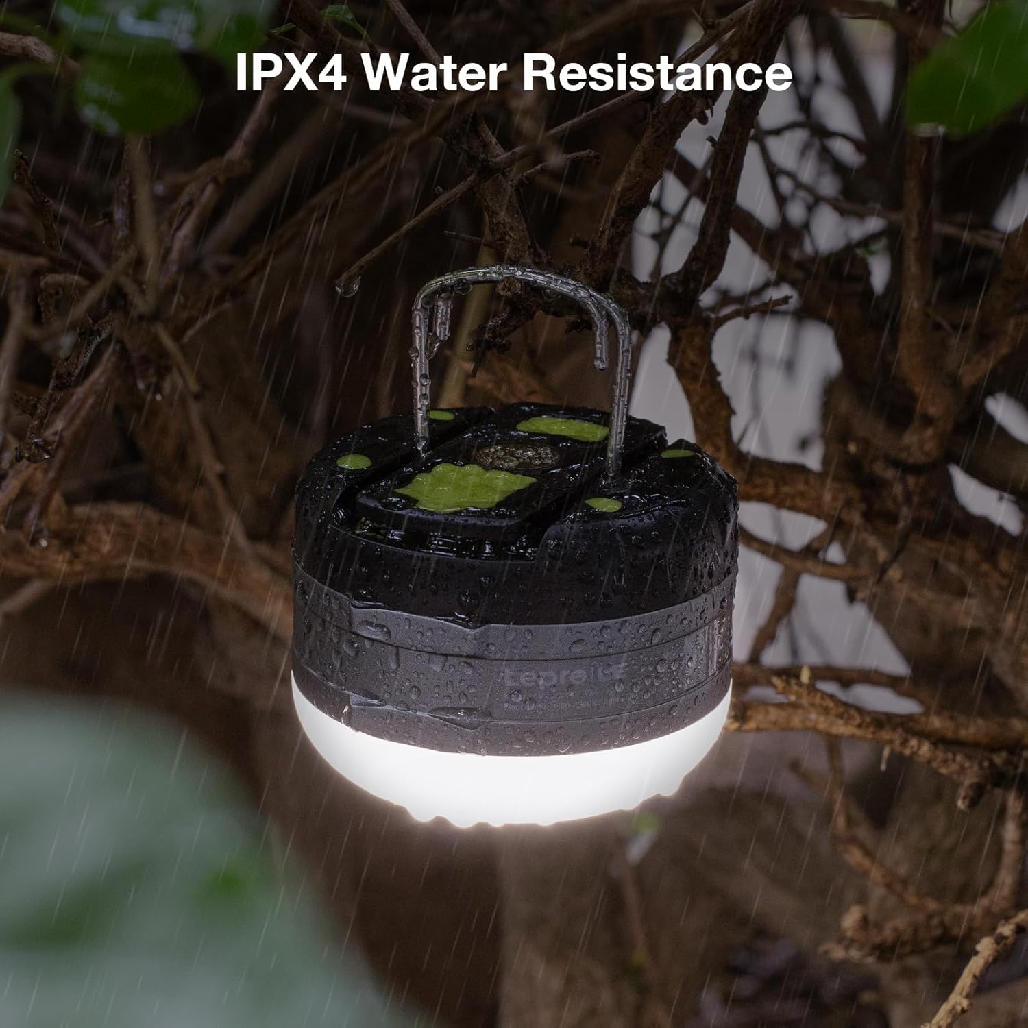 L LE Campin Lanter Rechargeable 310LM Ligh Modes Powe Bank Waterproof Min Flashligh wit Magneti Bas fo Hurrican Emergency Outdoor Hiking Hom an Car
