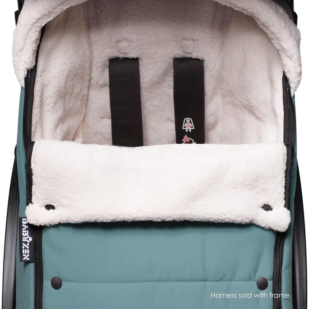 YOY Footmuff Aqu Sherp Linin Fleec Hoo wit Drawstrin t Kee Bab War Include Carryin Ba Machin Washable