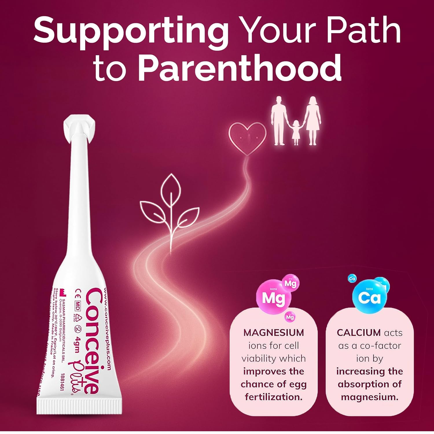 CONCEIV PLU Fertilit Lubrican fo Couple Tryin t Conceiv Naturall Water-Base Lub an Lub Suppor fo Intimac Wate Base Lubrificatio fo Wome p Balanc  Pre-Fille Applicators