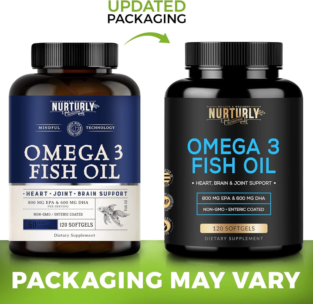Omeg Fis Oi 2000mg 800m EP an 600m DH Enteri Coate an Burples Support Brain an Hear Burpless Non-GMO 3r Part La Teste an NS Certifie 12 Softgels