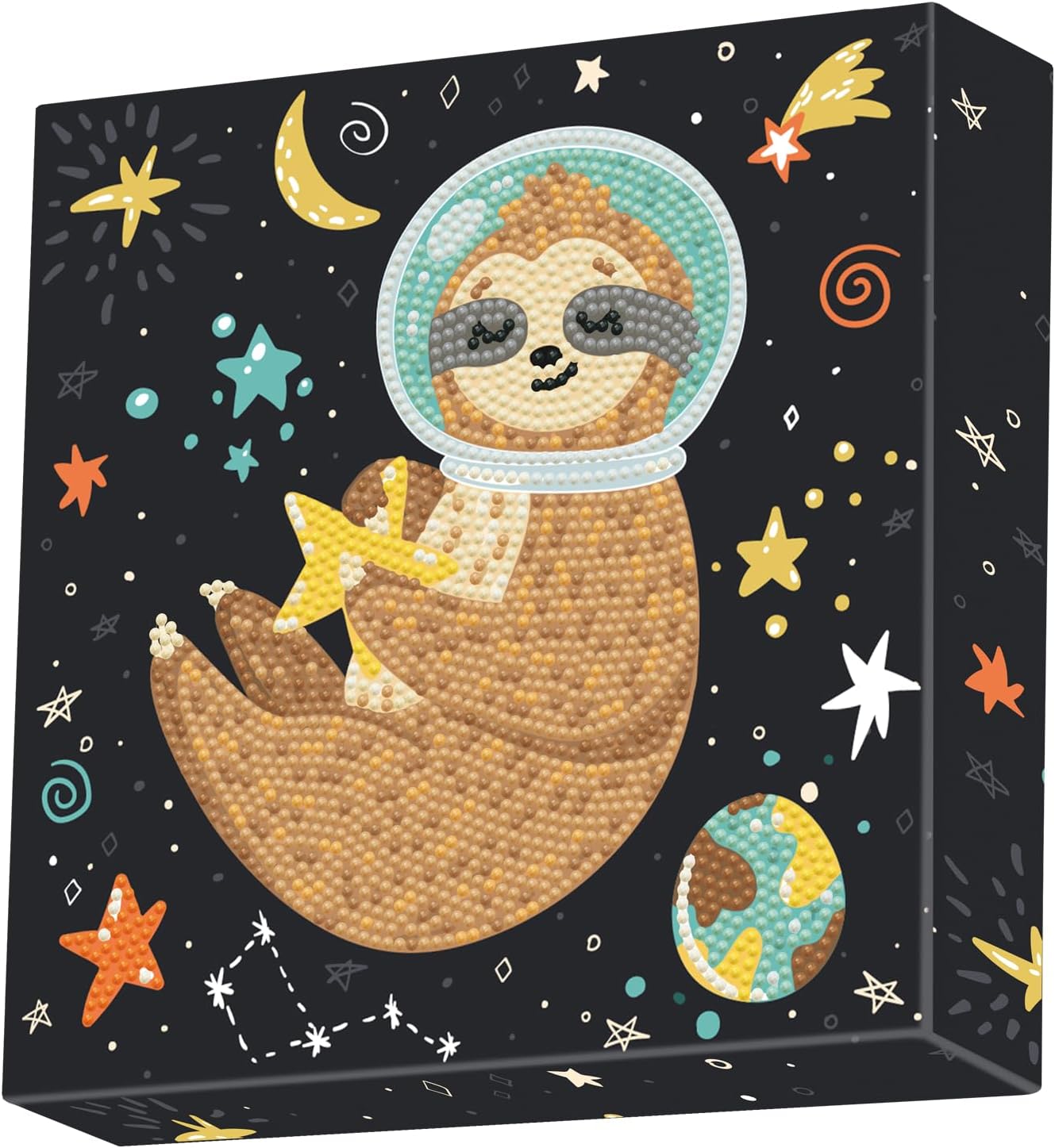 DIAMON DOT Slot Univers Dot Bo Anima Diamon Paintin Kit fo Adult Diamon Ar Kit Relaxin Creativ Craf Ki wit Dot Gem 8.7inchx8.7inch
