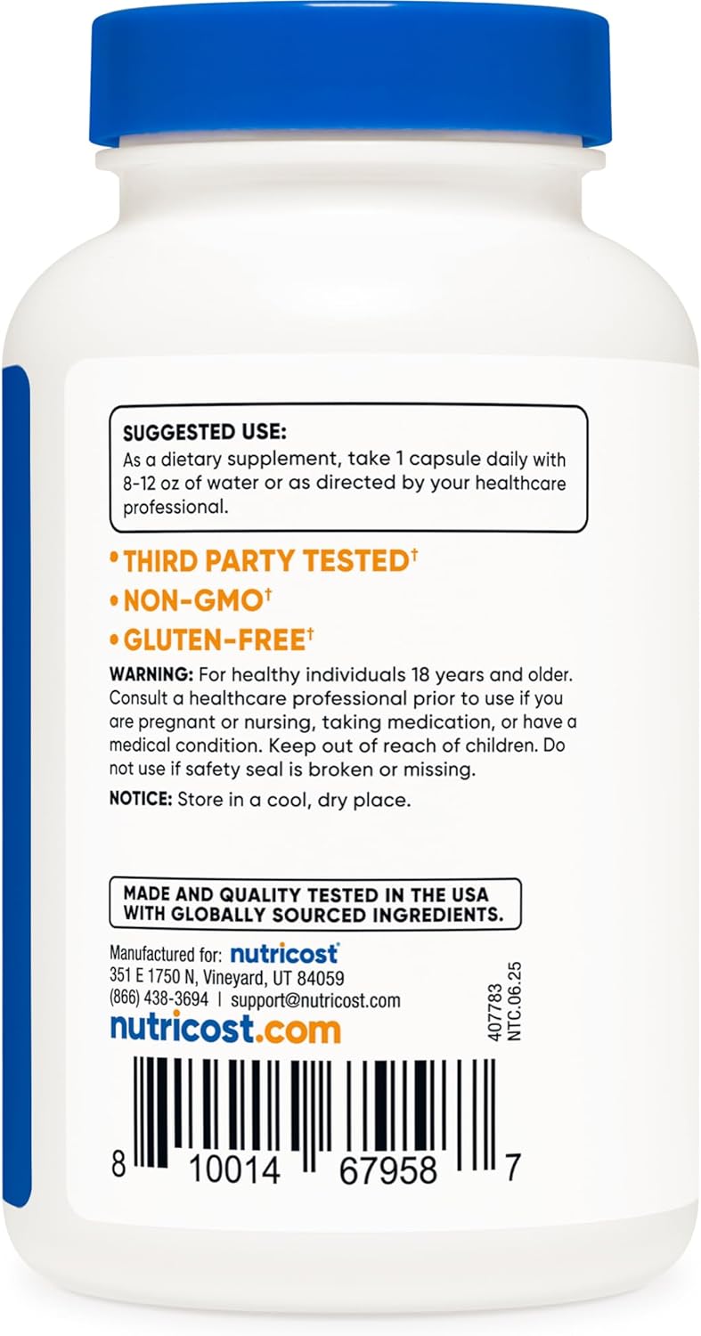 Nutricost Yohimbine HCl 5mg, 240 Capsules Extra Strength - Gluten Free, Non-GMO