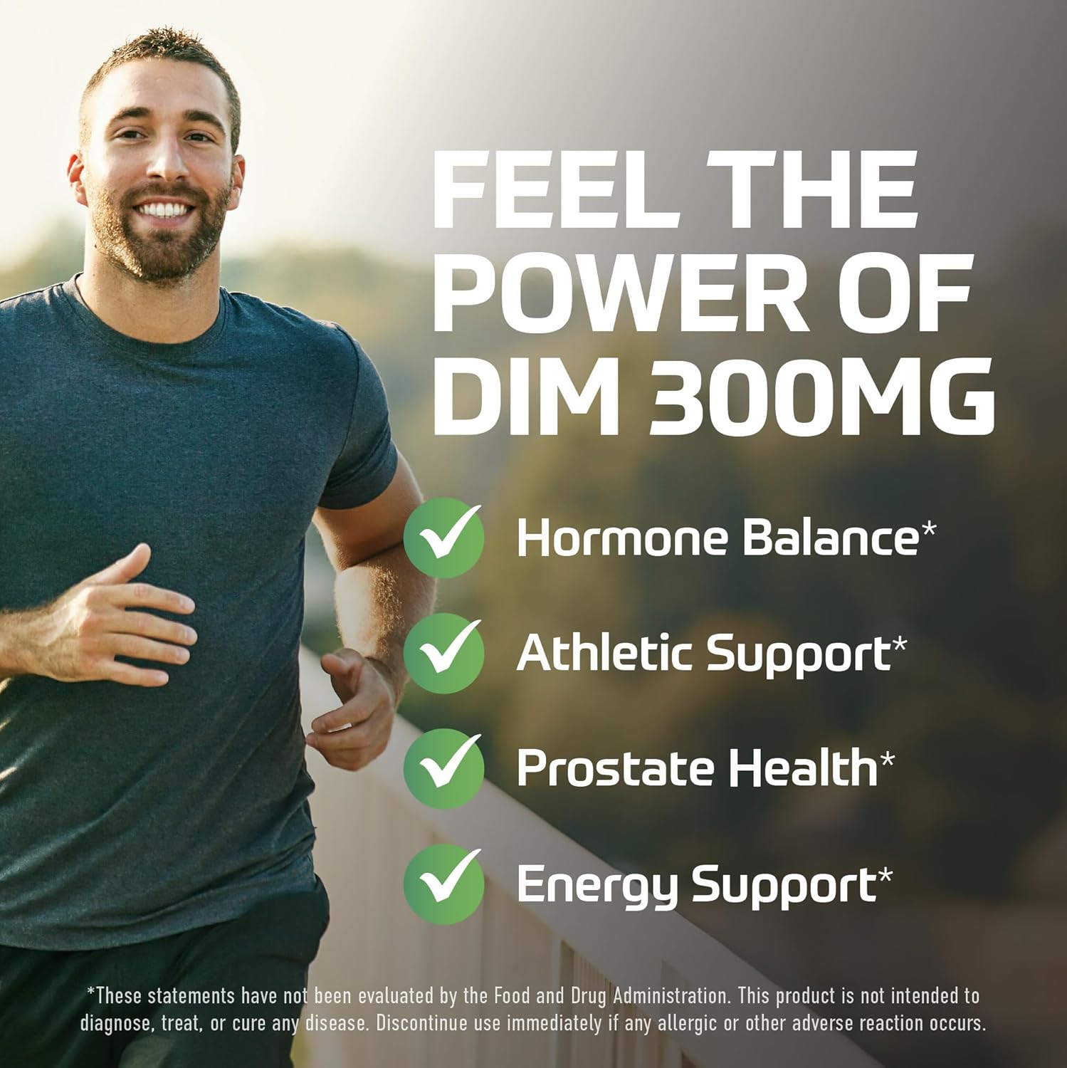 DI Supplemen fo Me 300m Estroge Blocke Aromatas Inhibito Extr Strengt Men¡¯ Hormon Balanc Fitnes Booste wit Diindolylmethan Plu CD Broccol Flore Gluten-Fre 6 Ct