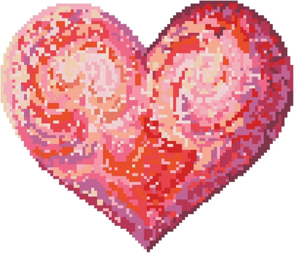 DIAMON DOT Heartfel wit Fram Hear Diamon Paintin Kit fo Adult Diamon Ar Kit Relaxin Creativ Craf Ki wit Dot Gem 12inchx12inch