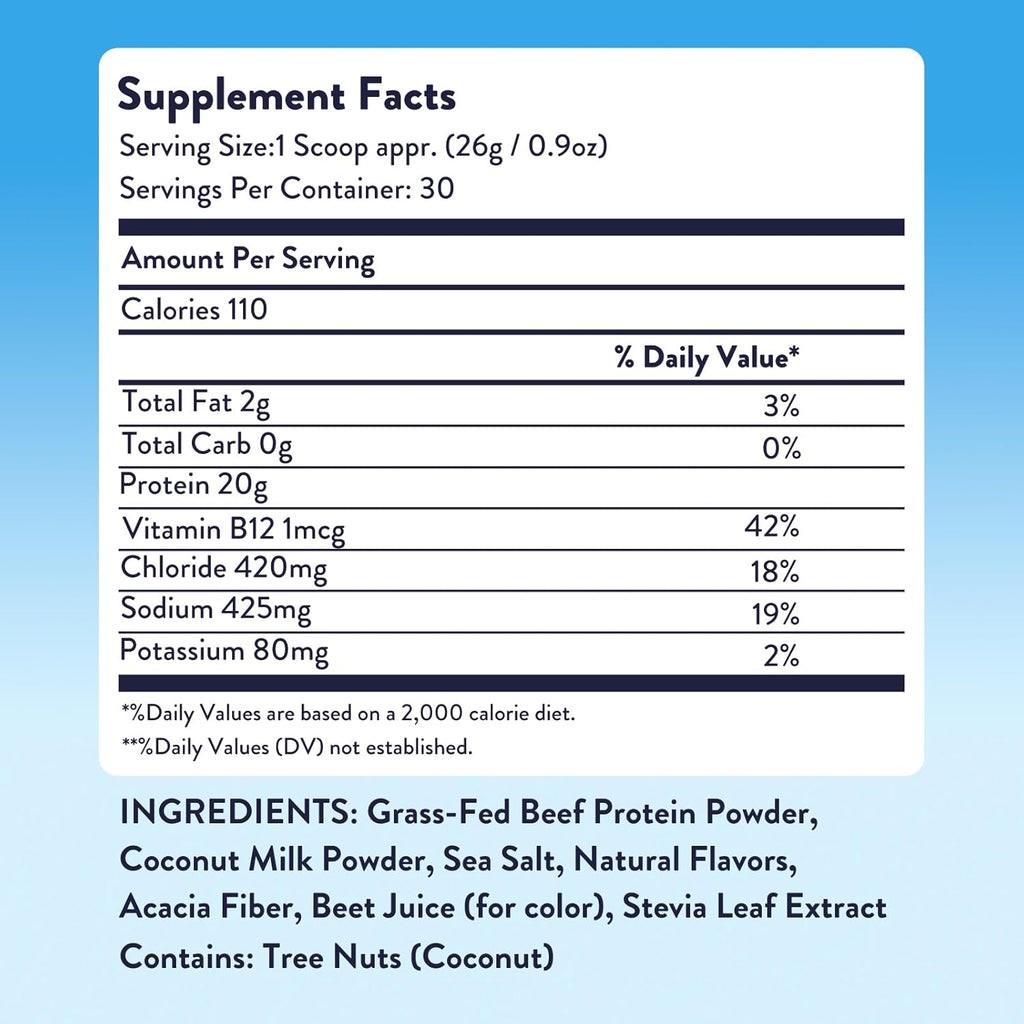 Equip Foods Prime Protein Powder | Clean, Grass Fed Beef Protein Powder | Carnivore Protein Isolate | Paleo, Keto Friendly | Gluten Dairy Free | Helps Build Repair Tissue | 30 Servings, Strawberry