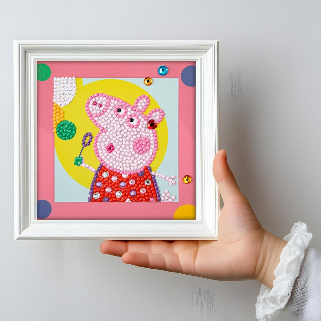 DIAMON DOT Pepp Pi Happ Day Diamon Paintin Kit fo Adult Diamon Ar Kit Relaxin Creativ Craf Ki wit Dot Gem 5.1x5.1