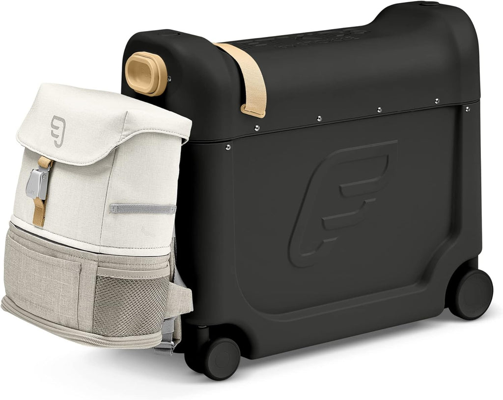 JetKid Stokk Trave Bundle Blac Include BedBo Ride-O Suitcas Backpac Bes fo Kid 2- Year Ol (U t 7 lbs)