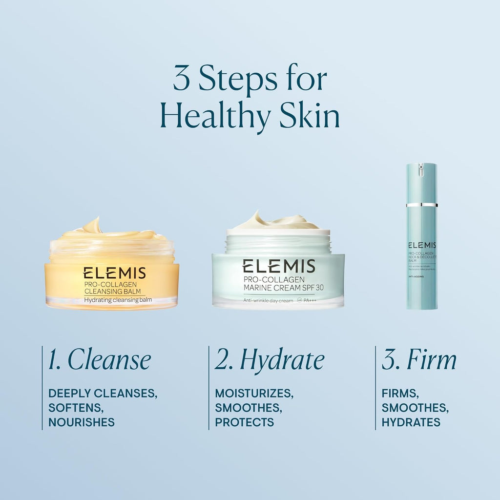 ELEMI Pro-Collage Nec D¨¦collet Bal Powerfu Anti-Wrinkl Moistur Bal Firms Smoothes an Hydrate t Revea Younger-Lookin Ski 5 mL
