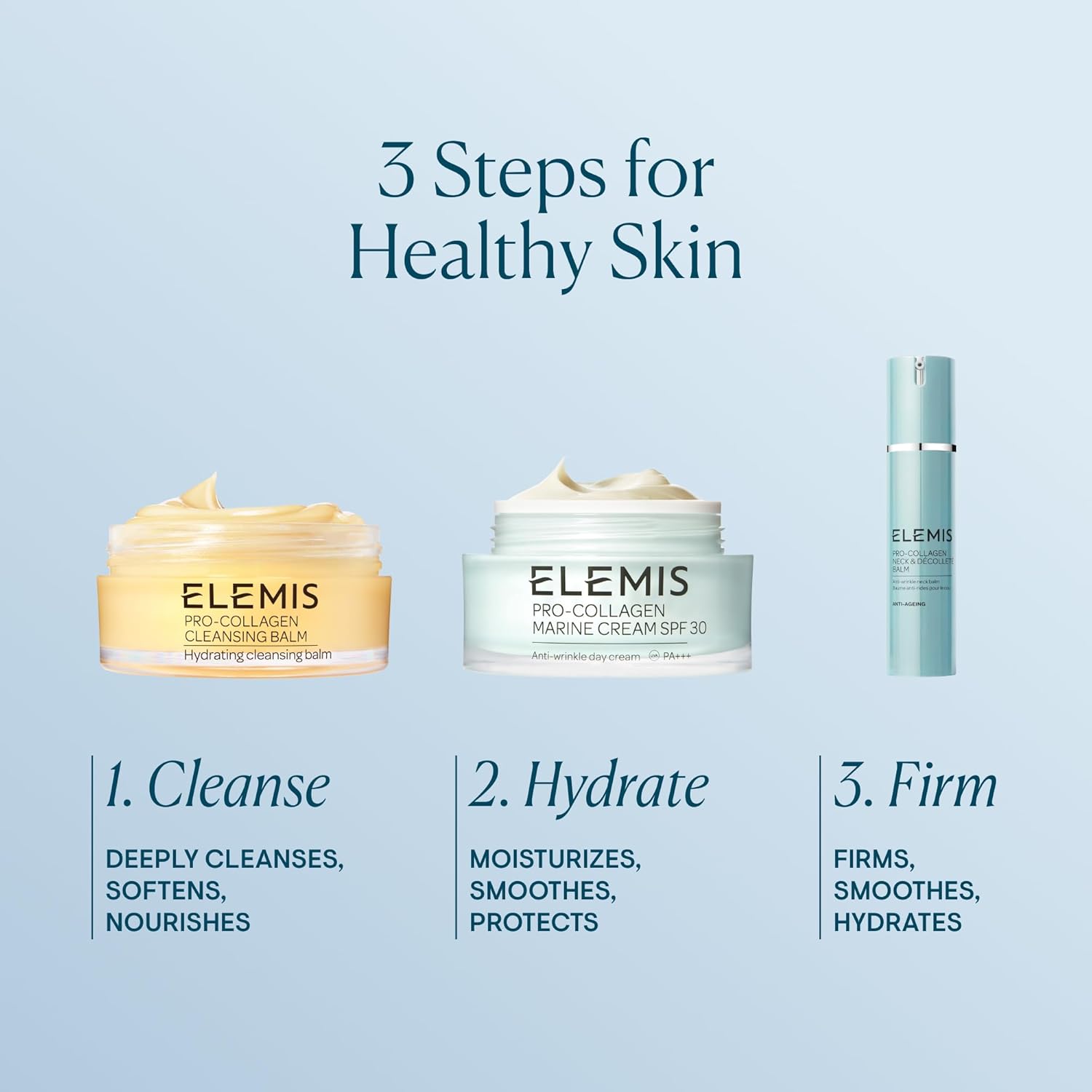 ELEMI Pro-Collage Nec D¨¦collet Bal Powerfu Anti-Wrinkl Moistur Bal Firms Smoothes an Hydrate t Revea Younger-Lookin Ski 5 mL