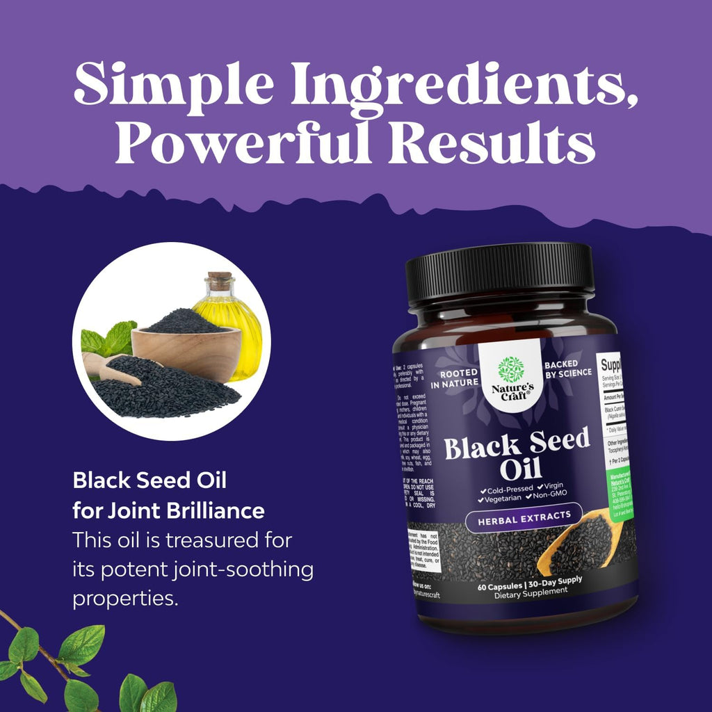 Vega Blac See Oi Capsule Col Presse Nigell Sativ Blac Cumi See Oi Capsule wit Omeg  Antioxidant an Thymoquinon fo Hai Growt Immun Suppor Join Healt an Digestion