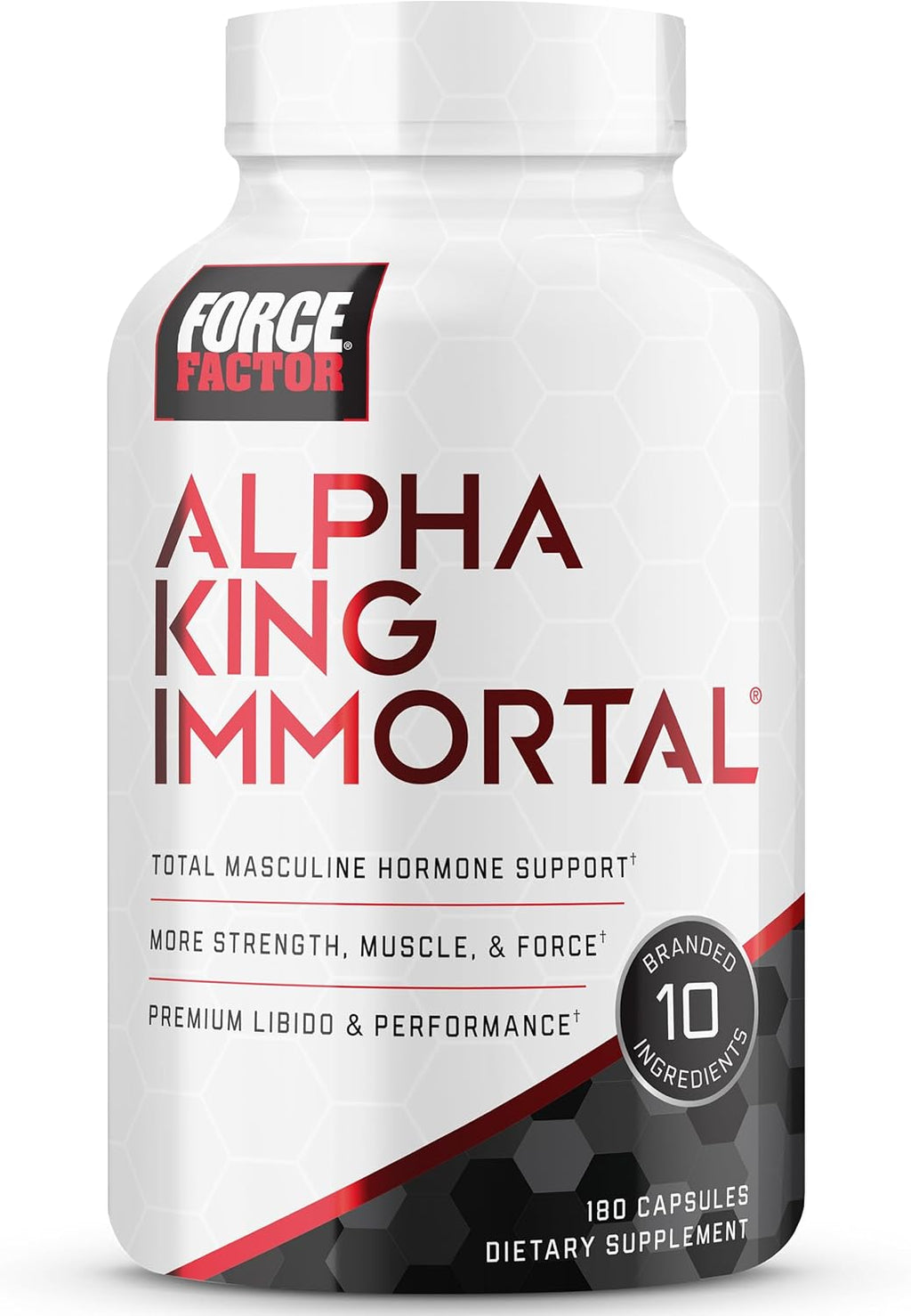 Forc Facto Alph Kin Immorta Tota Hormon Suppor Testosteron Booste fo Me wit Fenugree Seed Reduc Estrogen Buil Muscle Improv Strengt Enhanc Performance 18 Capsules