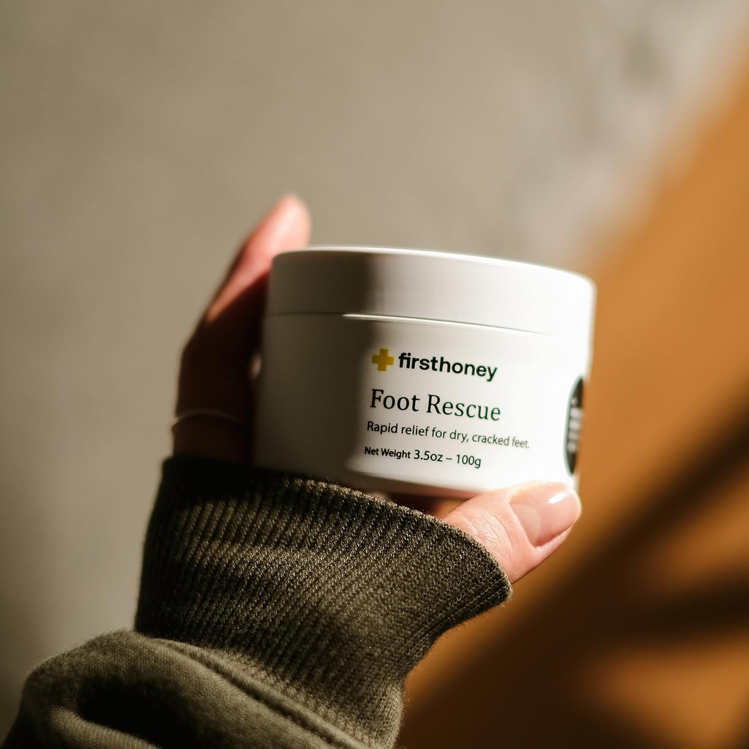FIRS HONE Advance Foo Repai Crea fo Dry Cracke Skin Ultra-Hydratin wit Ne Zealan Manuk Honey Fas Relie fo Feet Cracke Hee Treatment Callu Remover