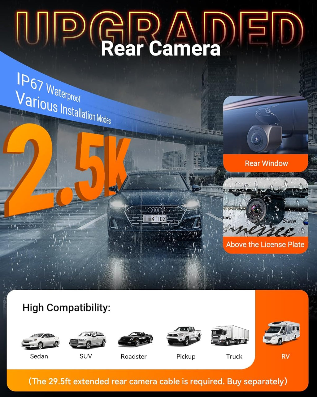 Vantru N4 Channe Fron Insid Rea Das Cam 2.7K+1440P+1440 WiF Das Camer w/PlatePix? STARVI  HD I Nigh Vision Voic Control GPS 24/ Parkin Mode Suppor 1T Max