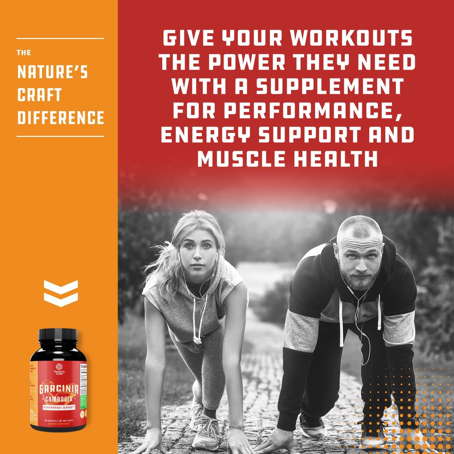 Stron Garcini Cambogi Extrac Capsule wit 60 HC Non-Stimulan Garcini Cambogi Weigh Los Supplemen wit Hydroxycitri Aci Chromiu fo Balance Energ Metabolis Suppor 6 Count