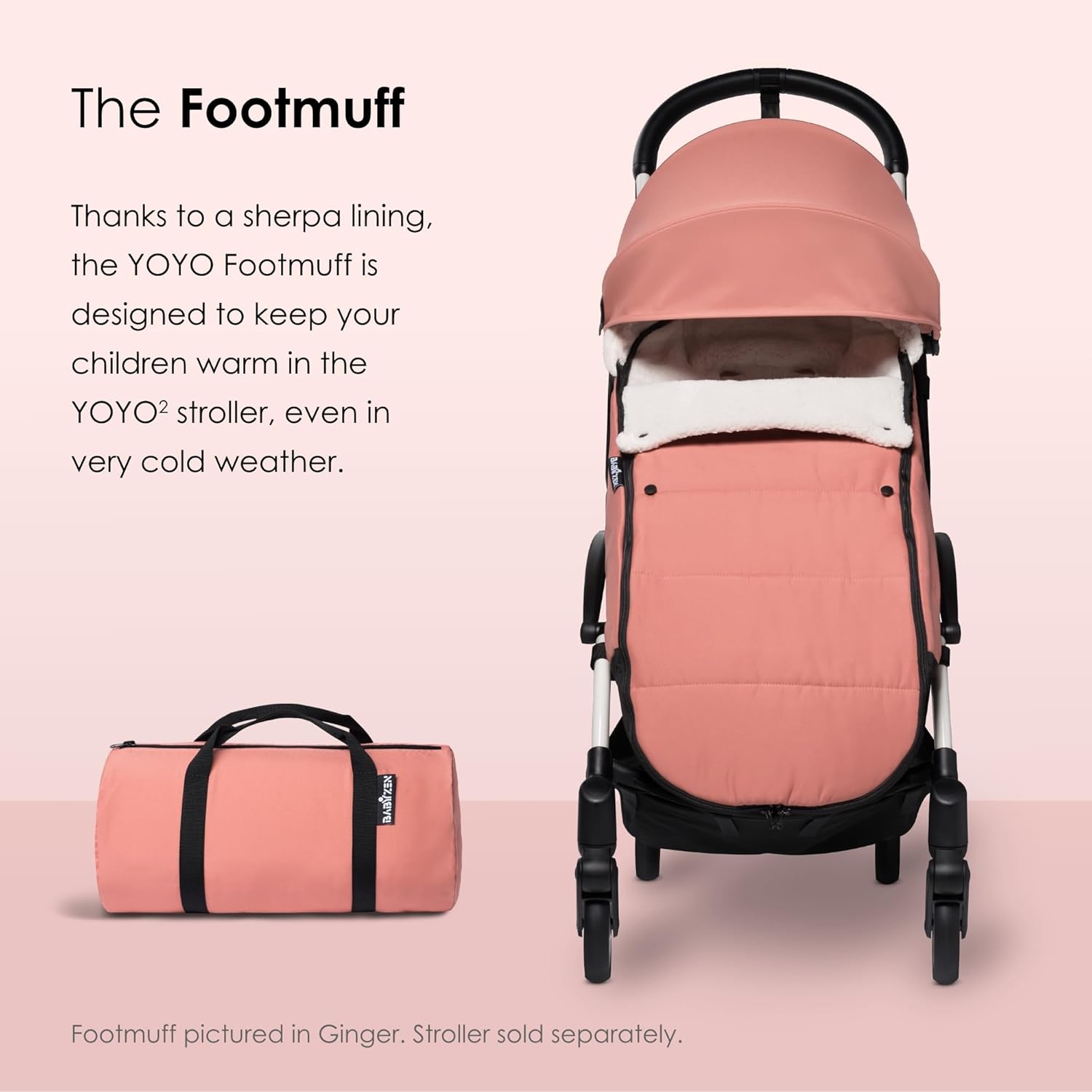 YOY Footmuff Toffe Sherp Linin Fleec Hoo wit Drawstrin t Kee Bab War Include Carryin Ba Machin Washable