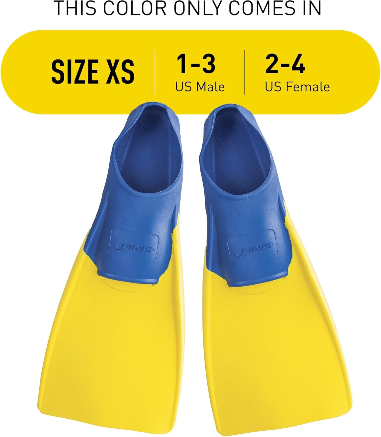 FINIS Long Floating Swim Fins - Training Fins for All Ages - Improves Kick Technique Body Position