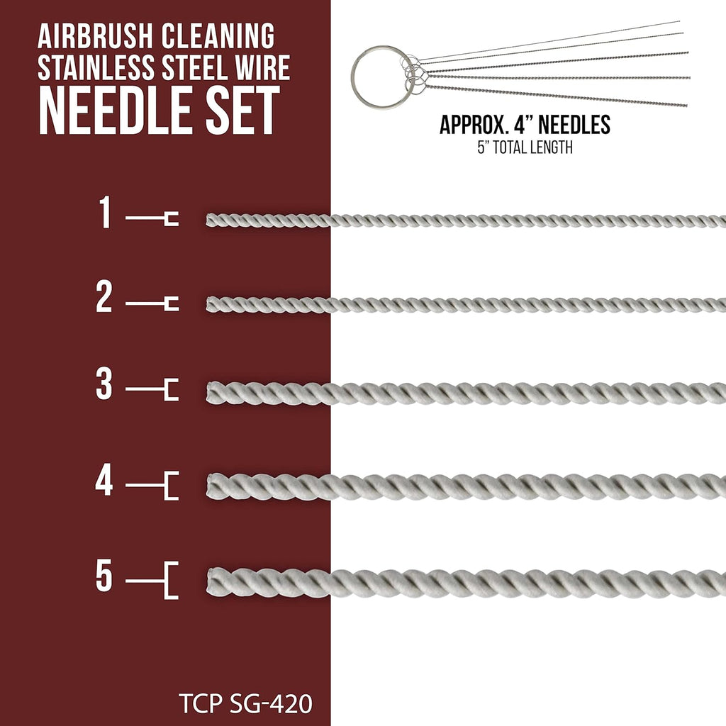 TC Globa Piec Spra Gu an Airbrus Cleanin Needl Poke Spra Gu Cleanin Kit