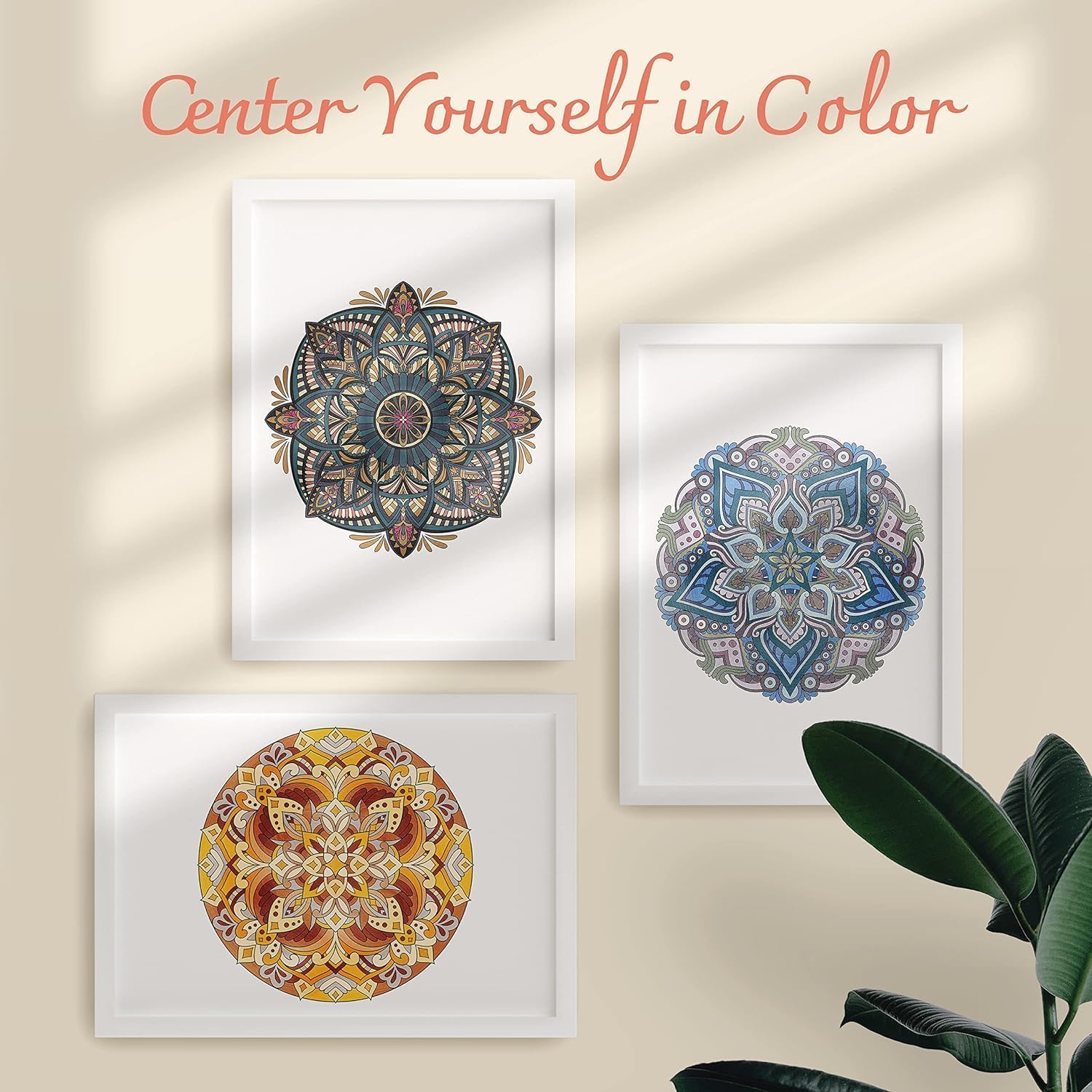 ColorI Mandala t Colo Volume Bundl Volum VI,VIII,I Thic Paper Perforate Paper La Fla Har Cover In Blotter