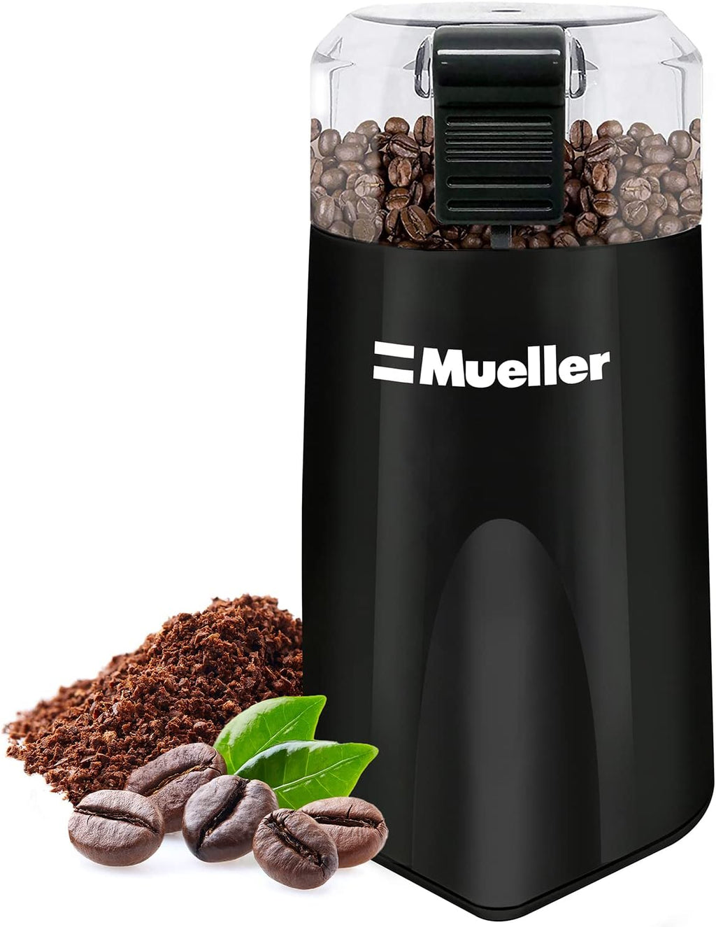 Muelle Livin HyperGrin Precisio Electri Spice/Coffe Grinde Mil wit Larg Grindin Capacit an Powerfu Moto als fo Spices Herbs Nuts Grains Black