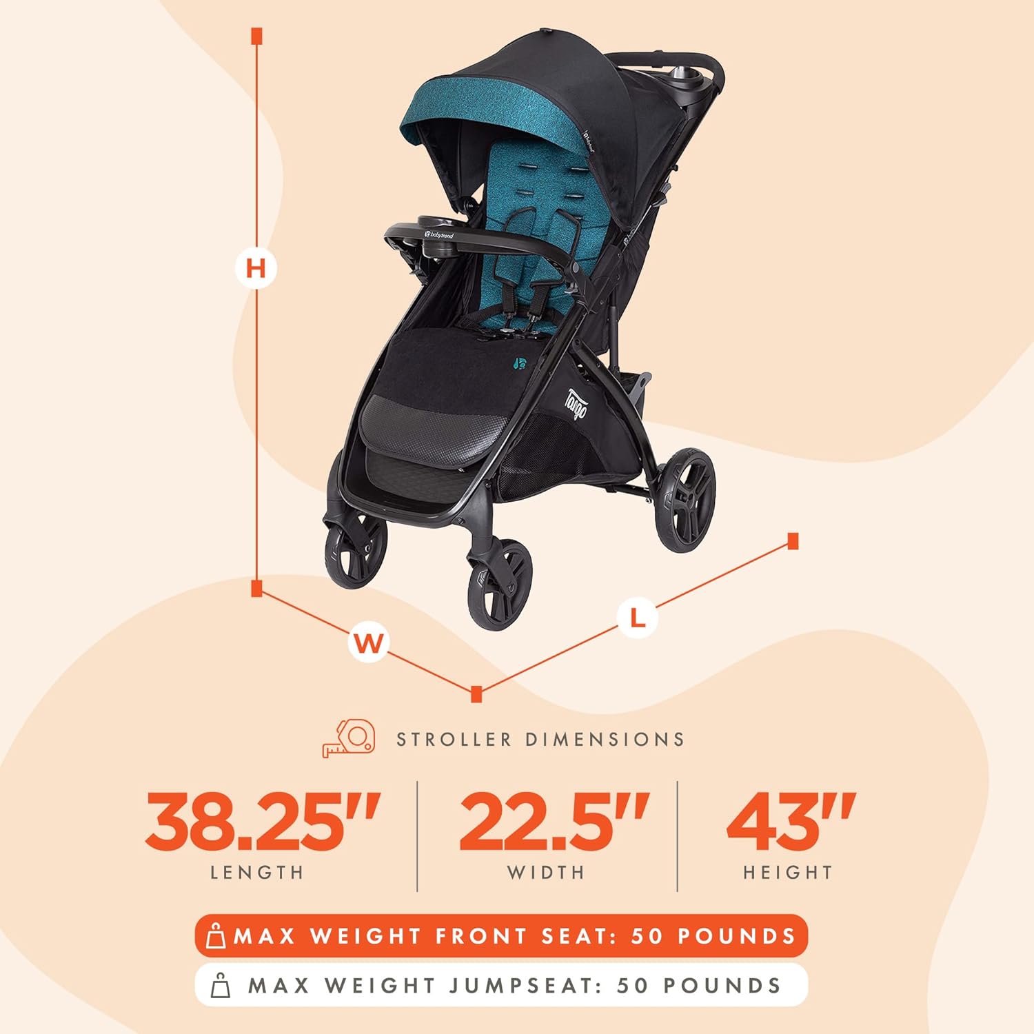 Baby Trend Tango? Stroller, Veridian