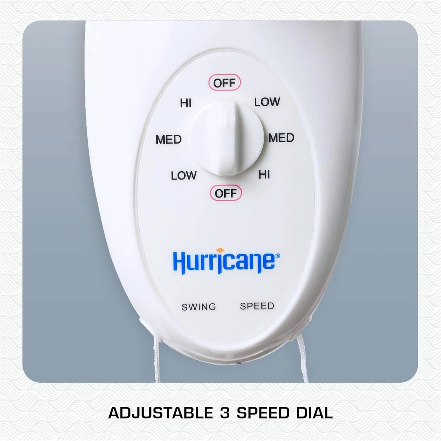 Hurrican Suprem 18inc 9 Degre Oscillatin Indoo Wal Mounte Spee Plasti Blad Fa wit Adjustabl Til an Pul Chai Control Whit ( Pack)