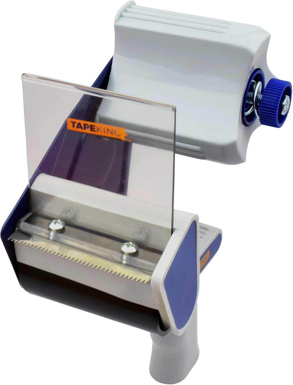 Tape King Packing Tape Dispenser Gun - Handheld Tape Gun with 1 Bonus Clear Packaging Tape (3 Inch Wide) - Shipping Tape for Sealing, Storing, and Moving Boxes, 1 Pack