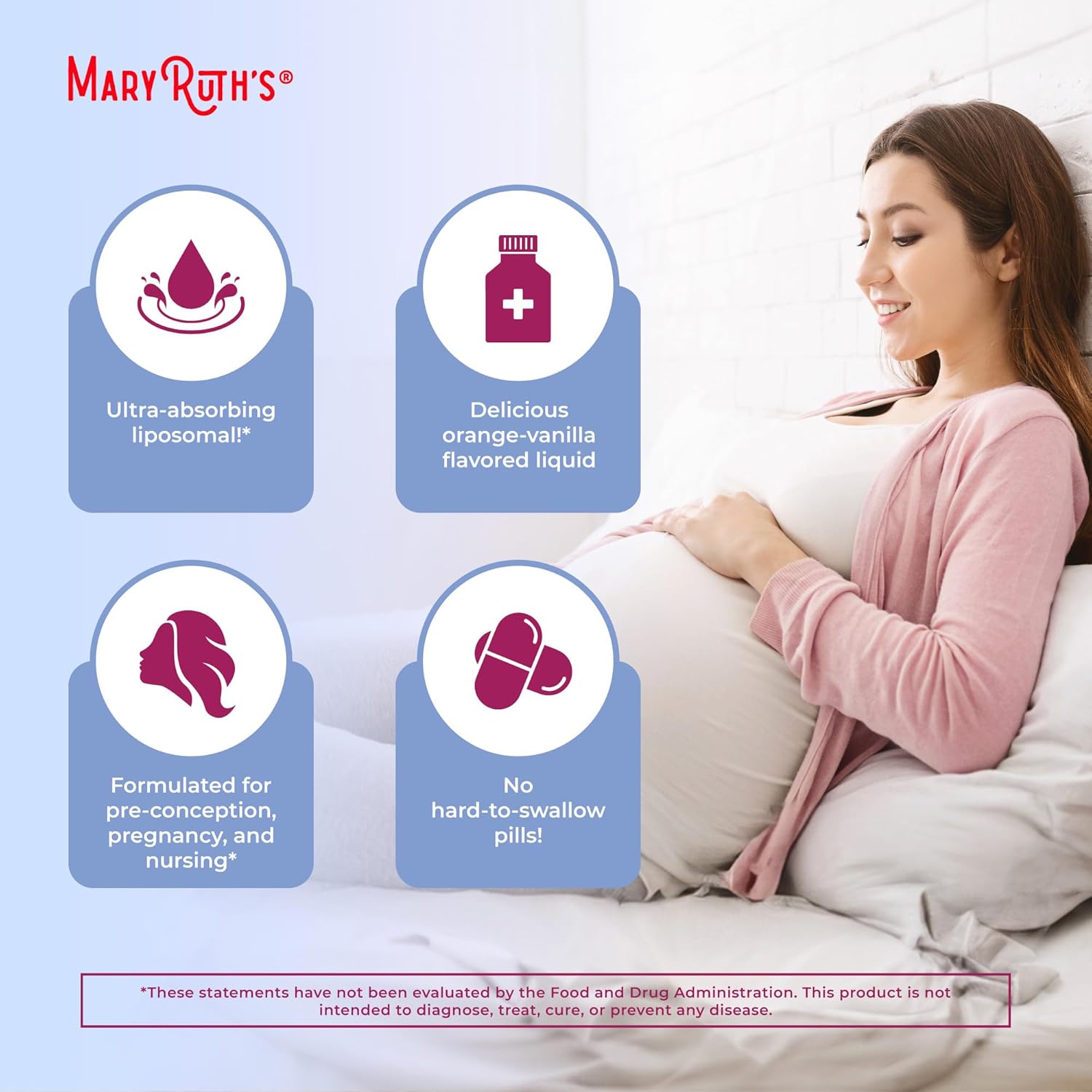 MaryRut Organic Prenata Postnata Multivitami fo Wome Suga Fre Formulate fo Pre-Conception Pregnanc Nursin Prenata Vitamin Vega Non-GM Glute Fre 3 Servings