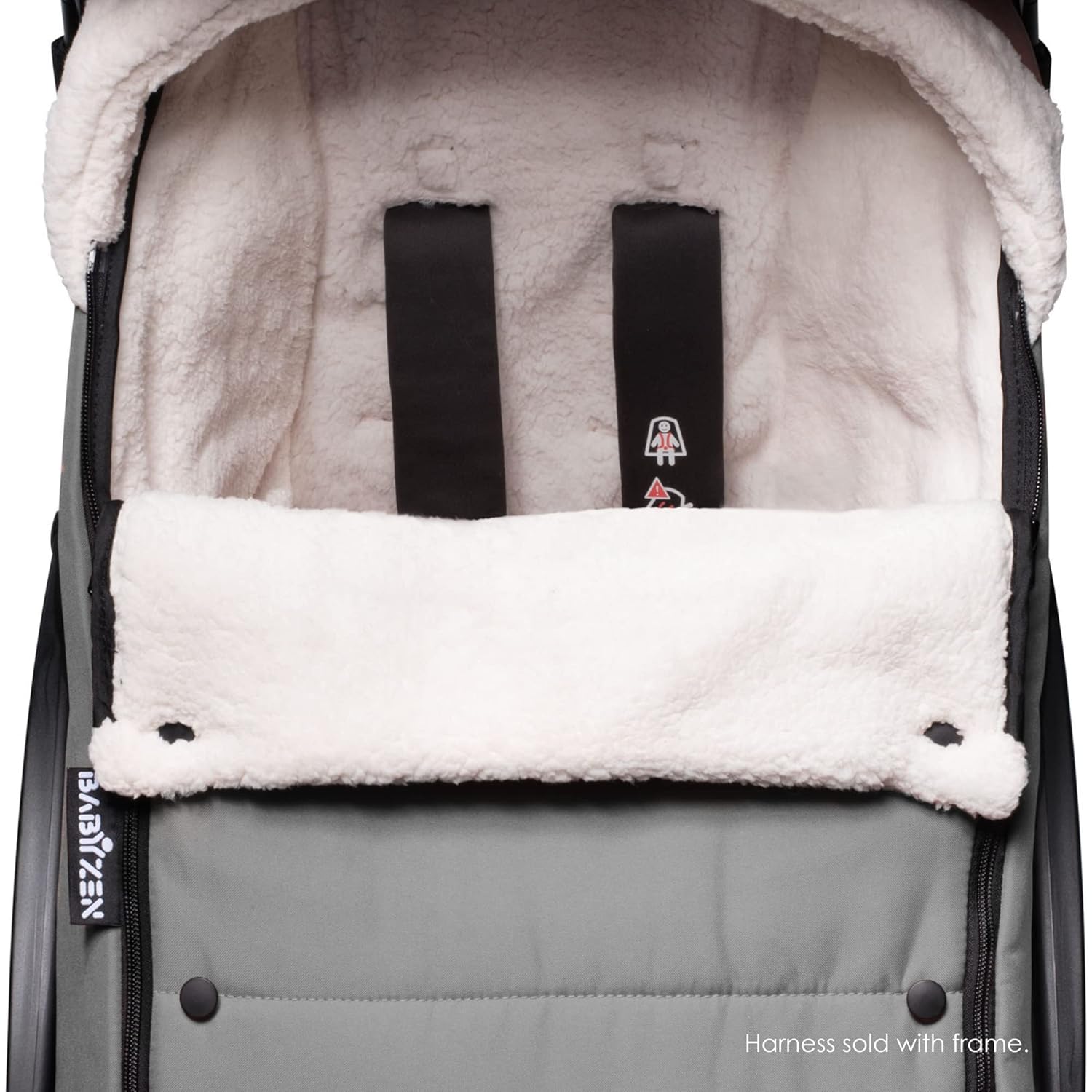 YOY Footmuff Gre Sherp Linin Fleec Hoo wit Drawstrin t Kee Bab War Include Carryin Ba Machin Washable
