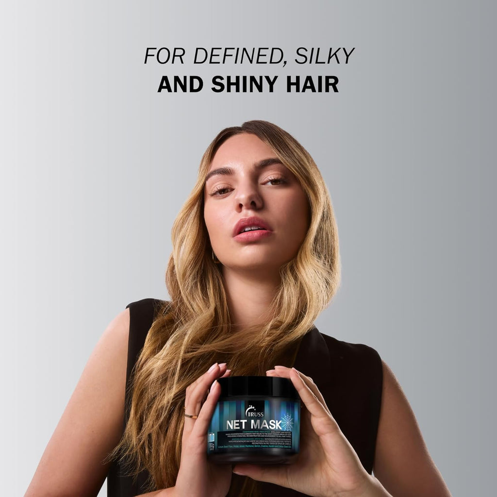 TRUS Ne Dee Conditionin Hai Mas fo Damage Hai Formulate wit Nano-Regeneratio fo Protei Replenishment Hydratio Shin Reduce Frizz Define Curl Restore Elasticit (19. Oz)