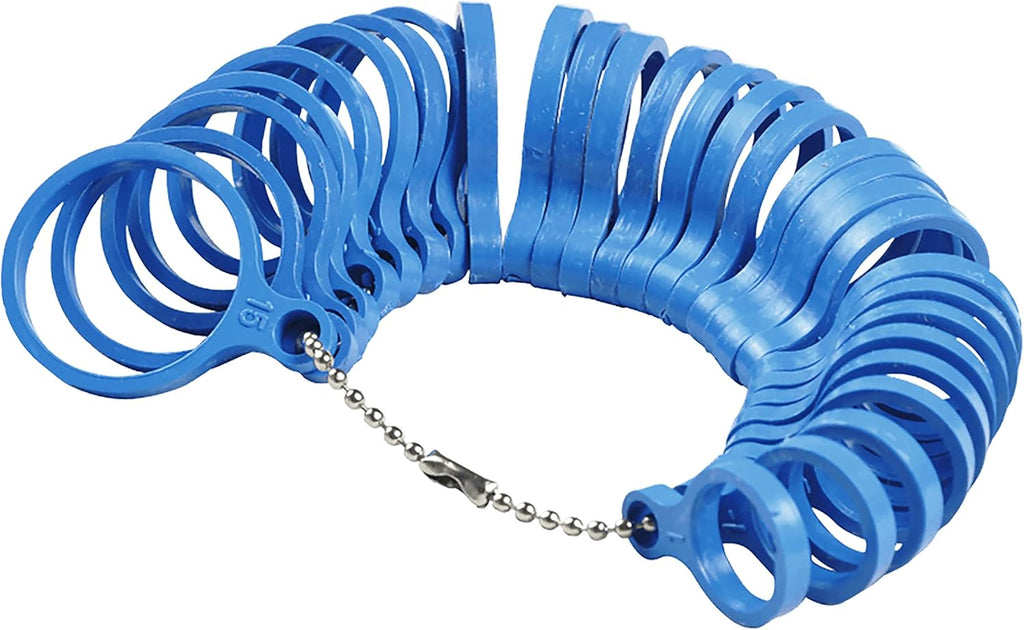 Dazzlingroc Collectio Econom Se o Finger-Size tha wil Measur Size 1-1 i 1/ siz increments